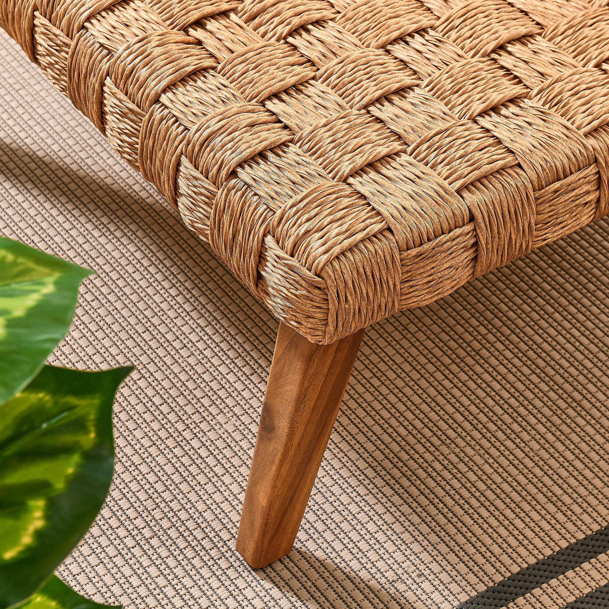 Thames Outdoor Patio Wicker Outdoor Patio Rattan Coffee Table by Modway - Image 9