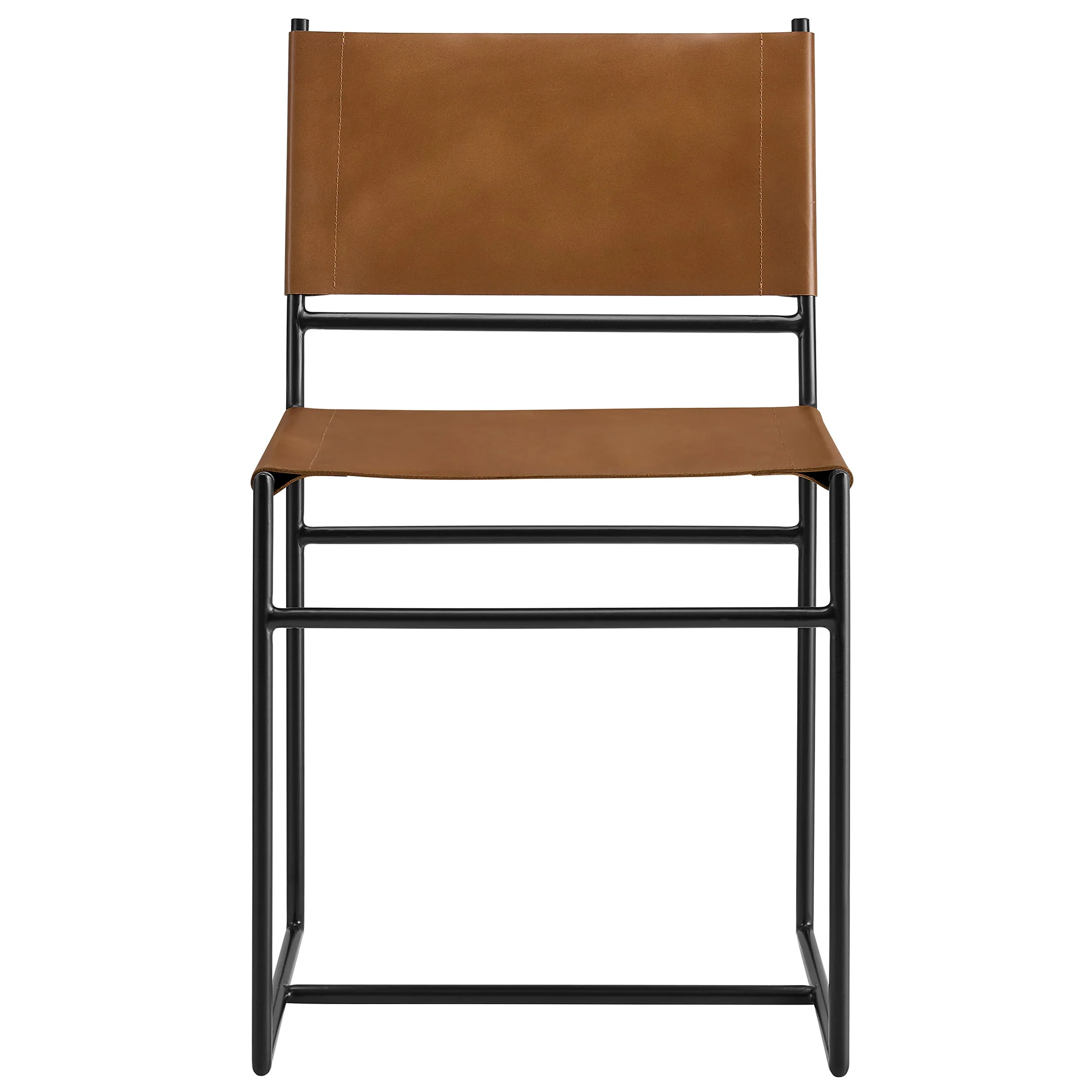 Thatcher Leather and Metal Dining Chair by Modway - Image 5