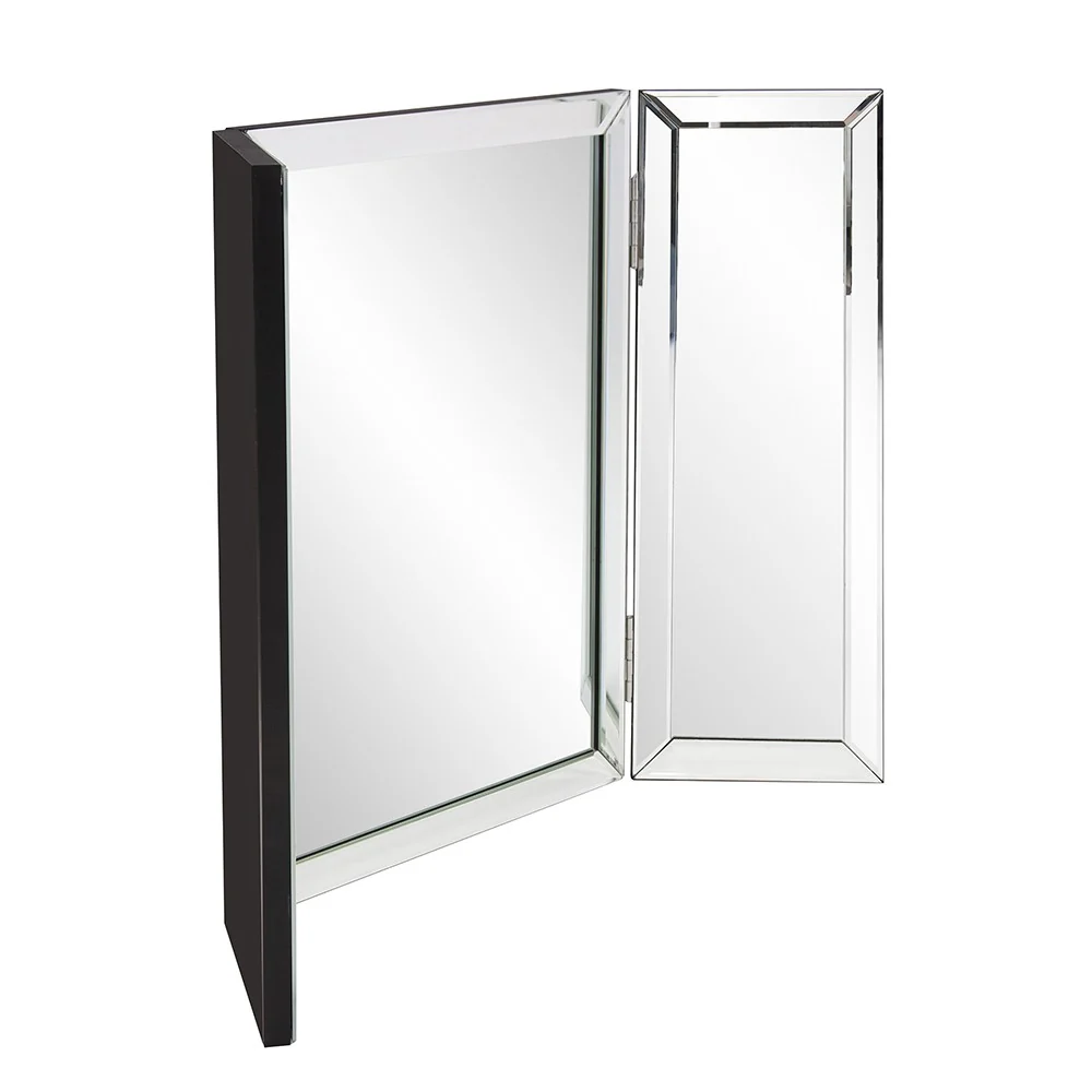 Three Part Hinged Vanity Tabletop Mirror By Homeroots - Image 4