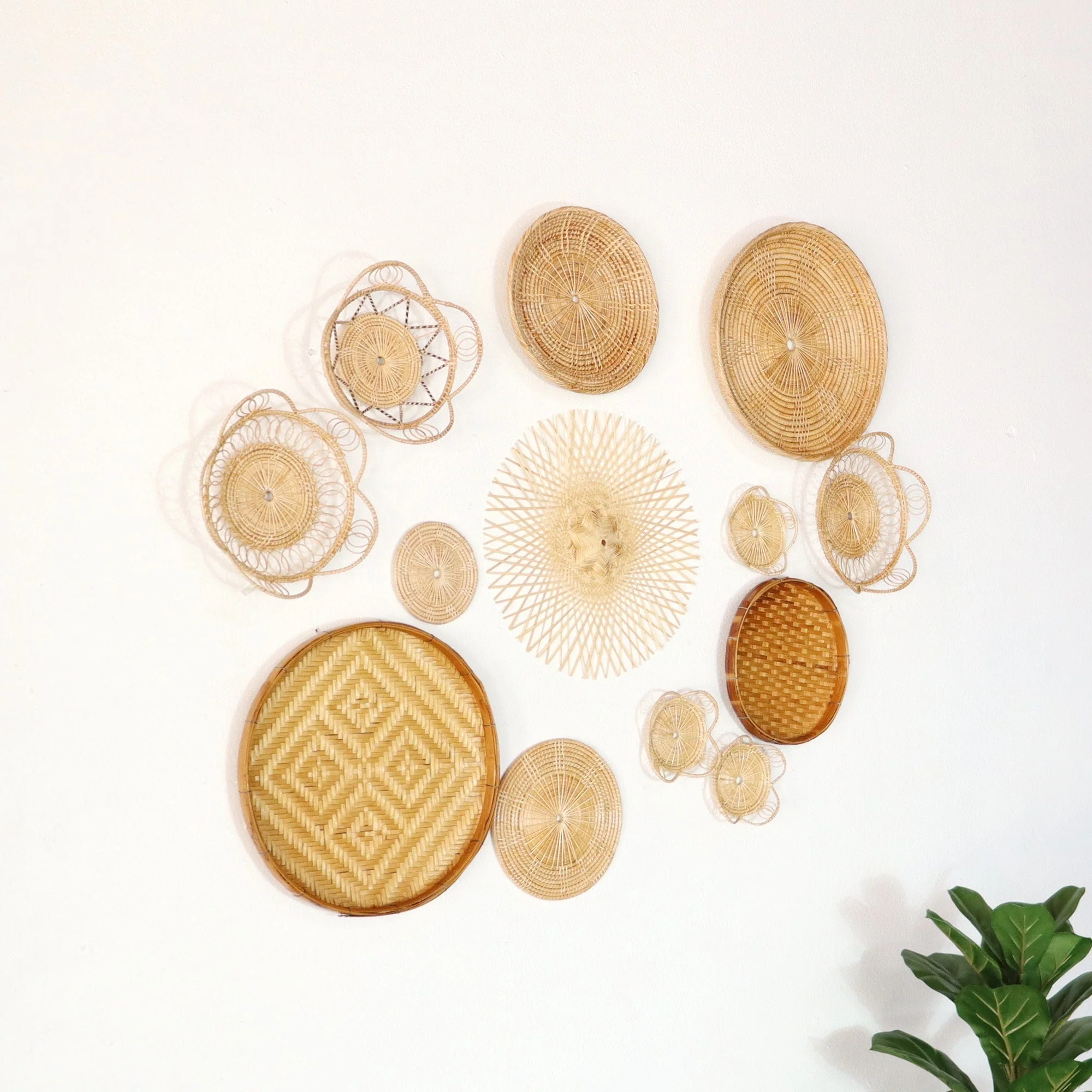 Ti Sa Ta - Wall Hanging DeCor Set Of 13 By Thaihome - Image 3