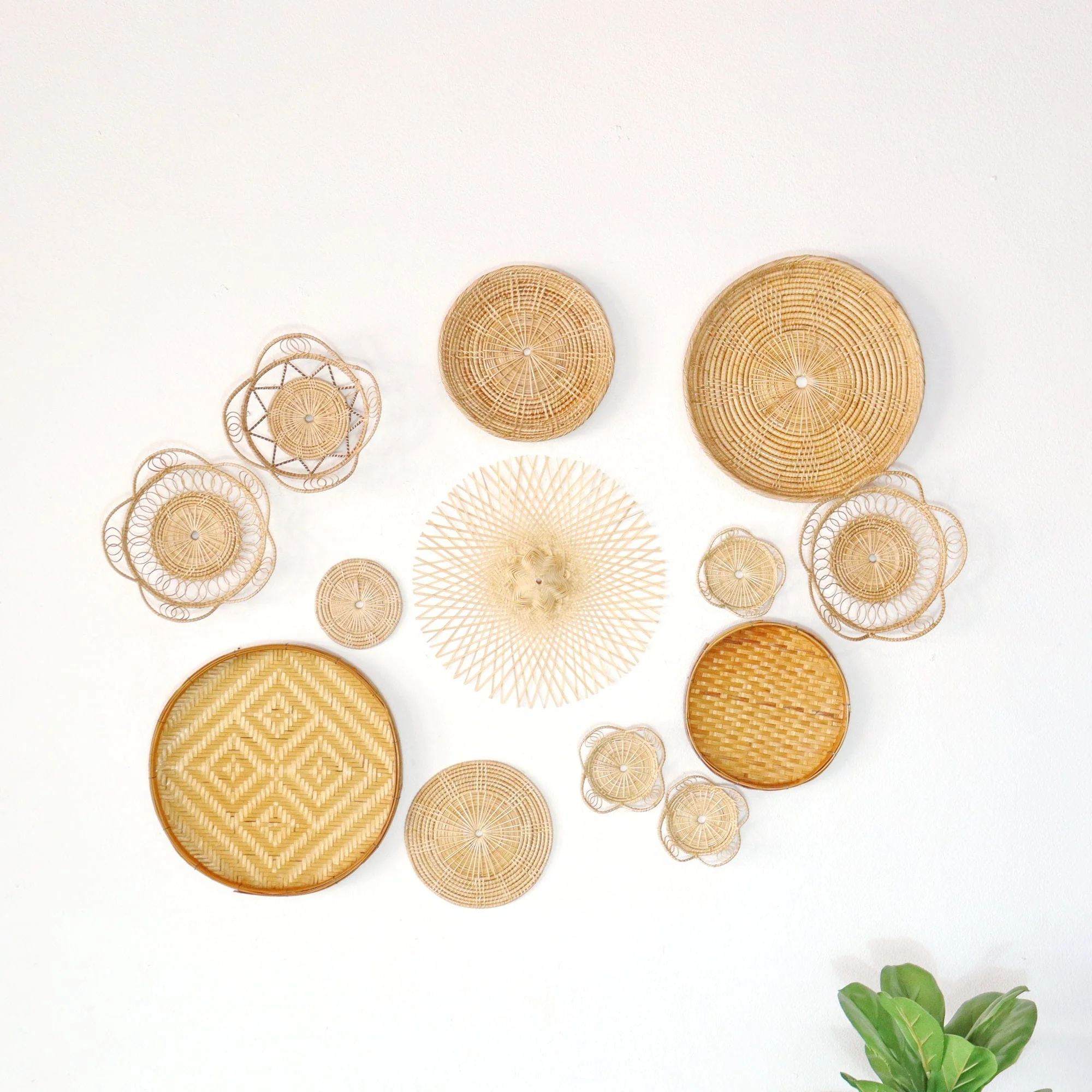 Ti Sa Ta - Wall Hanging DeCor Set Of 13 By Thaihome - Image 6