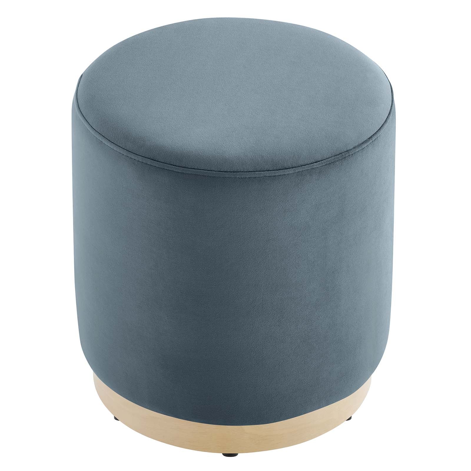 Tilden 16" Round Performance Velvet Upholstered Ottoman By Modway - EEI-6652 - Image 10