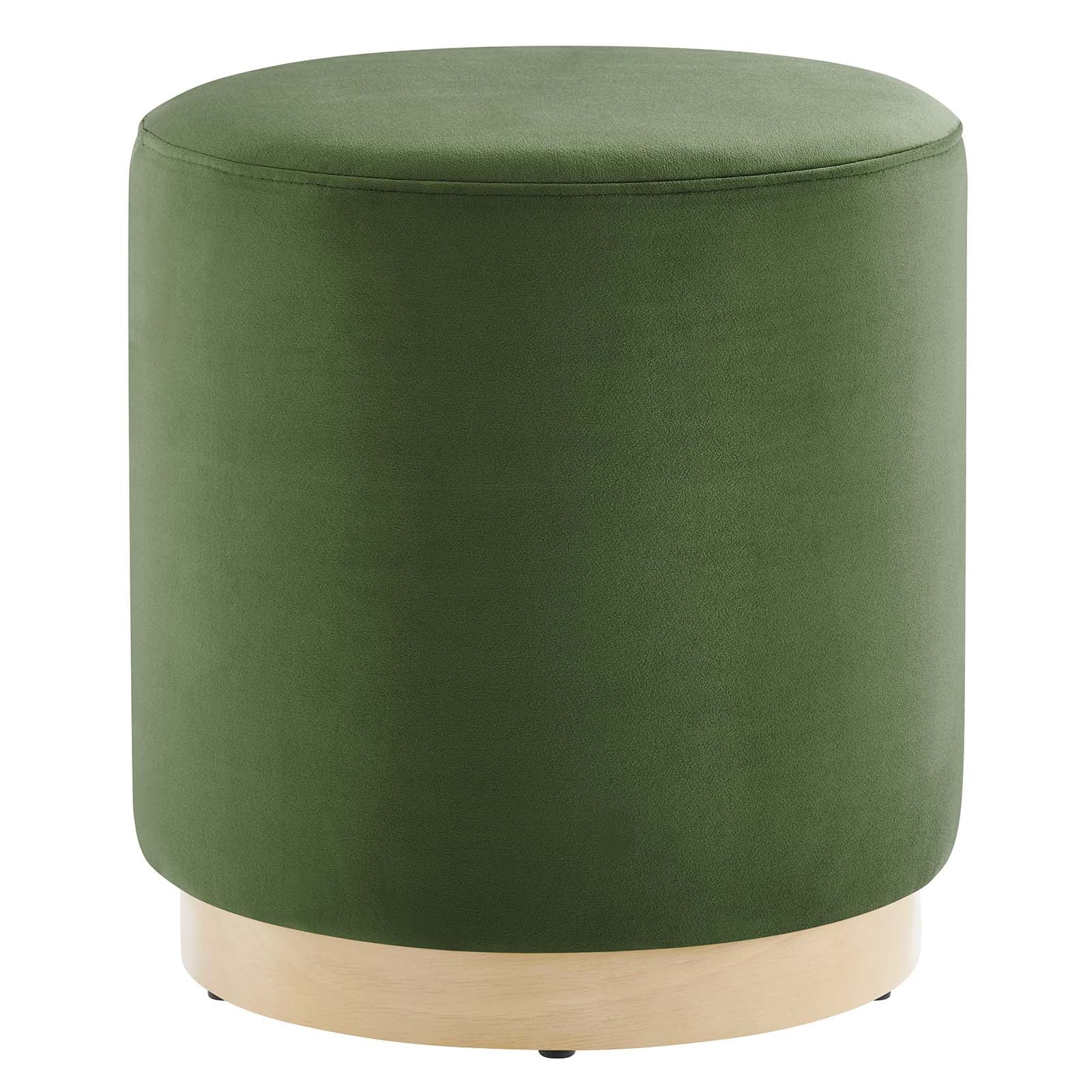 Tilden 16" Round Performance Velvet Upholstered Ottoman By Modway - EEI-6652 - Image 17