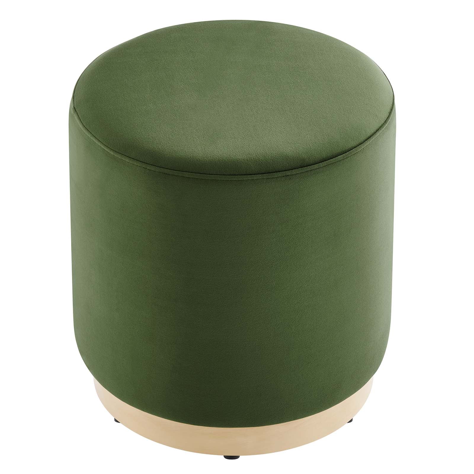Tilden 16" Round Performance Velvet Upholstered Ottoman By Modway - EEI-6652 - Image 18