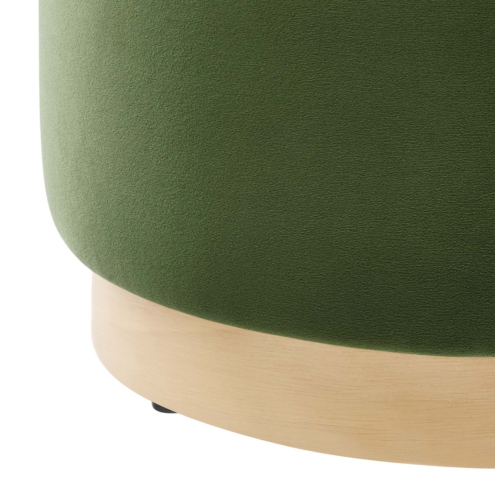 Tilden 16" Round Performance Velvet Upholstered Ottoman By Modway - EEI-6652 - Image 19