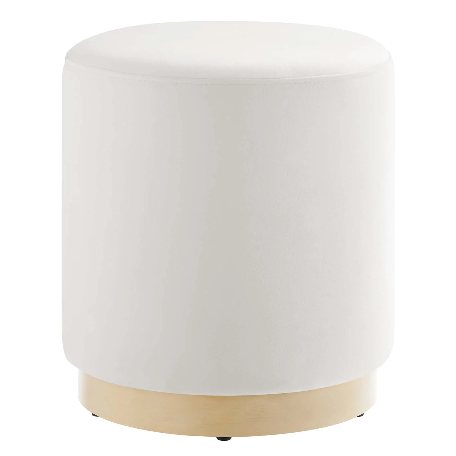Tilden 16" Round Performance Velvet Upholstered Ottoman By Modway - EEI-6652 - Image 2