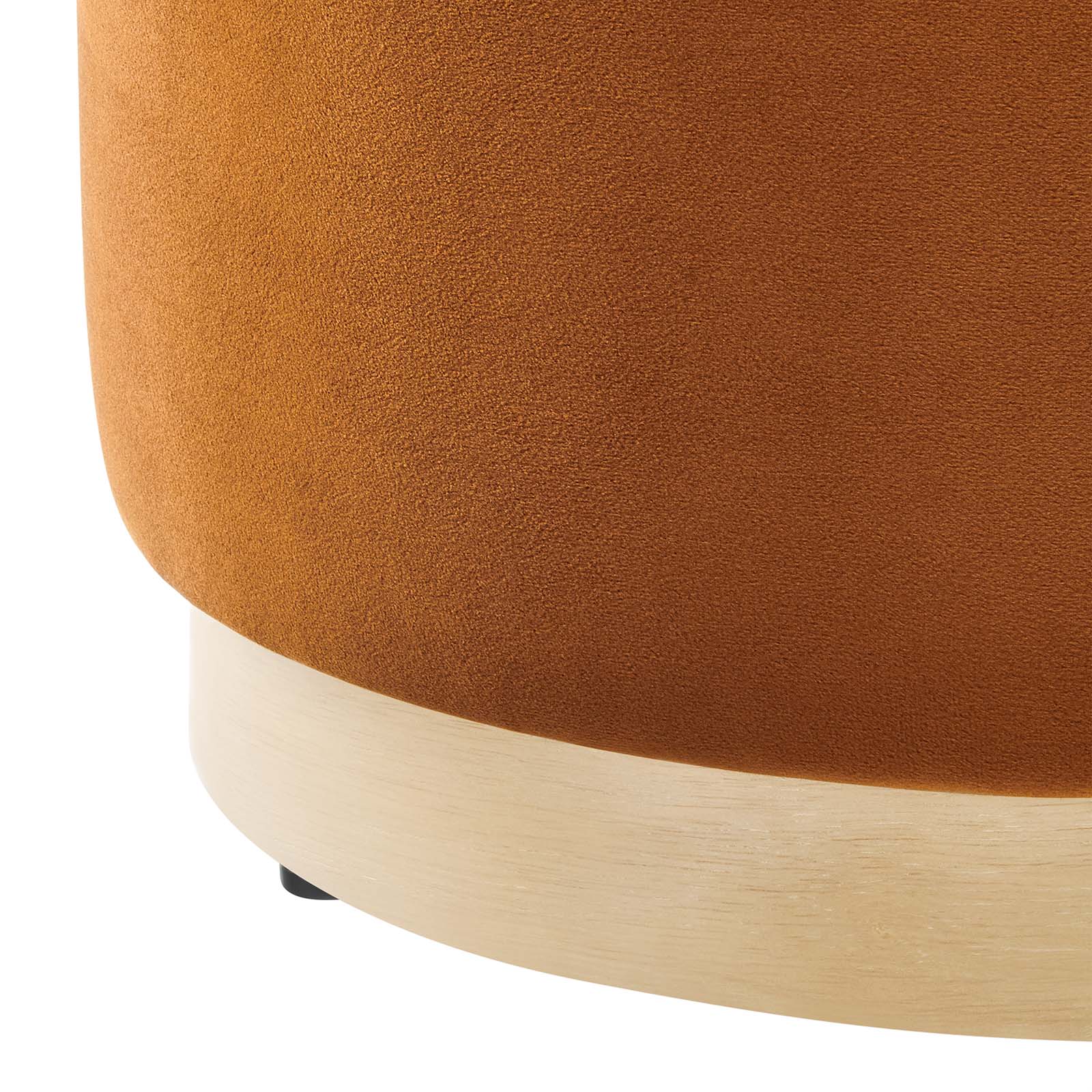 Tilden 16" Round Performance Velvet Upholstered Ottoman By Modway - EEI-6652 - Image 27