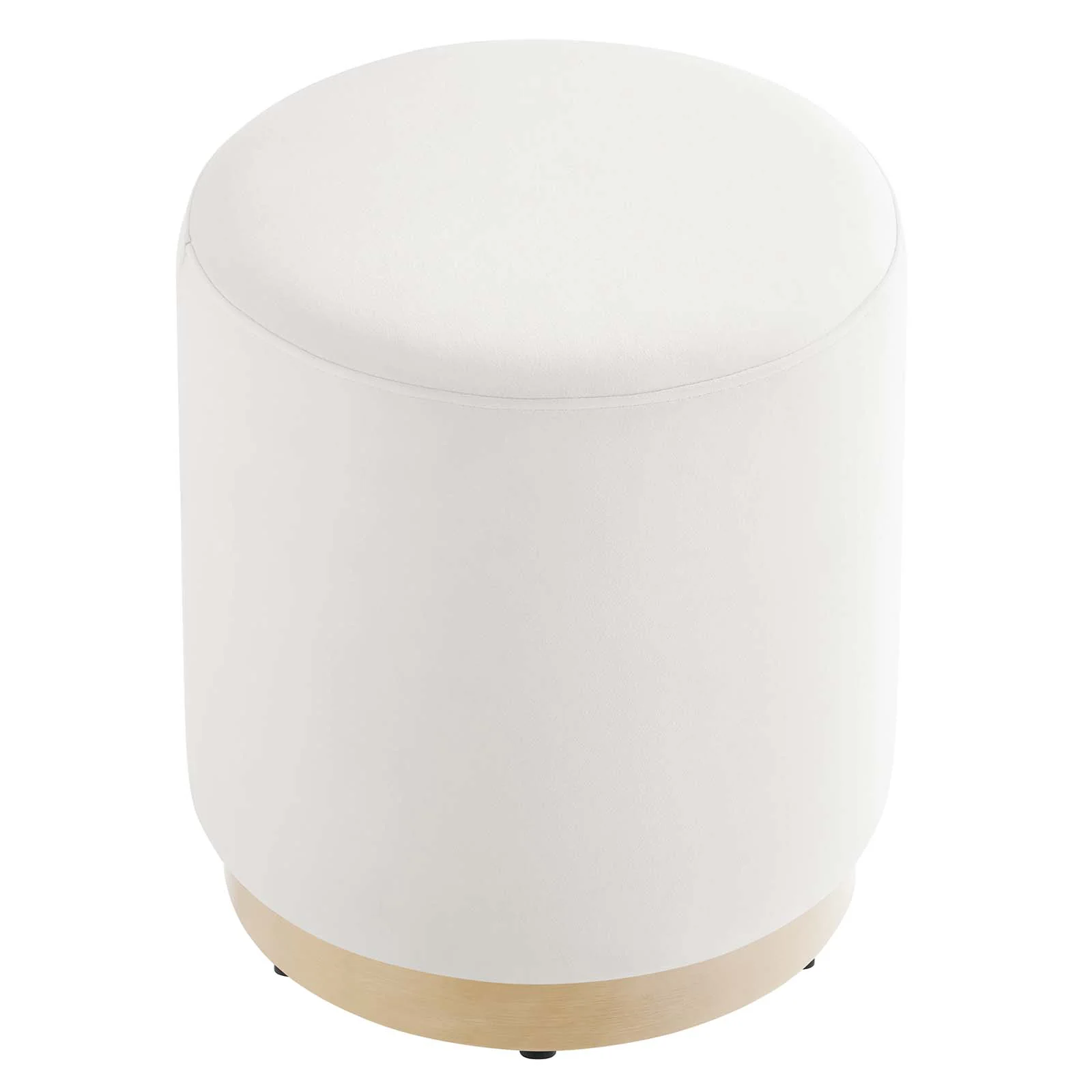 Tilden 16" Round Performance Velvet Upholstered Ottoman By Modway - EEI-6652 - Image 3