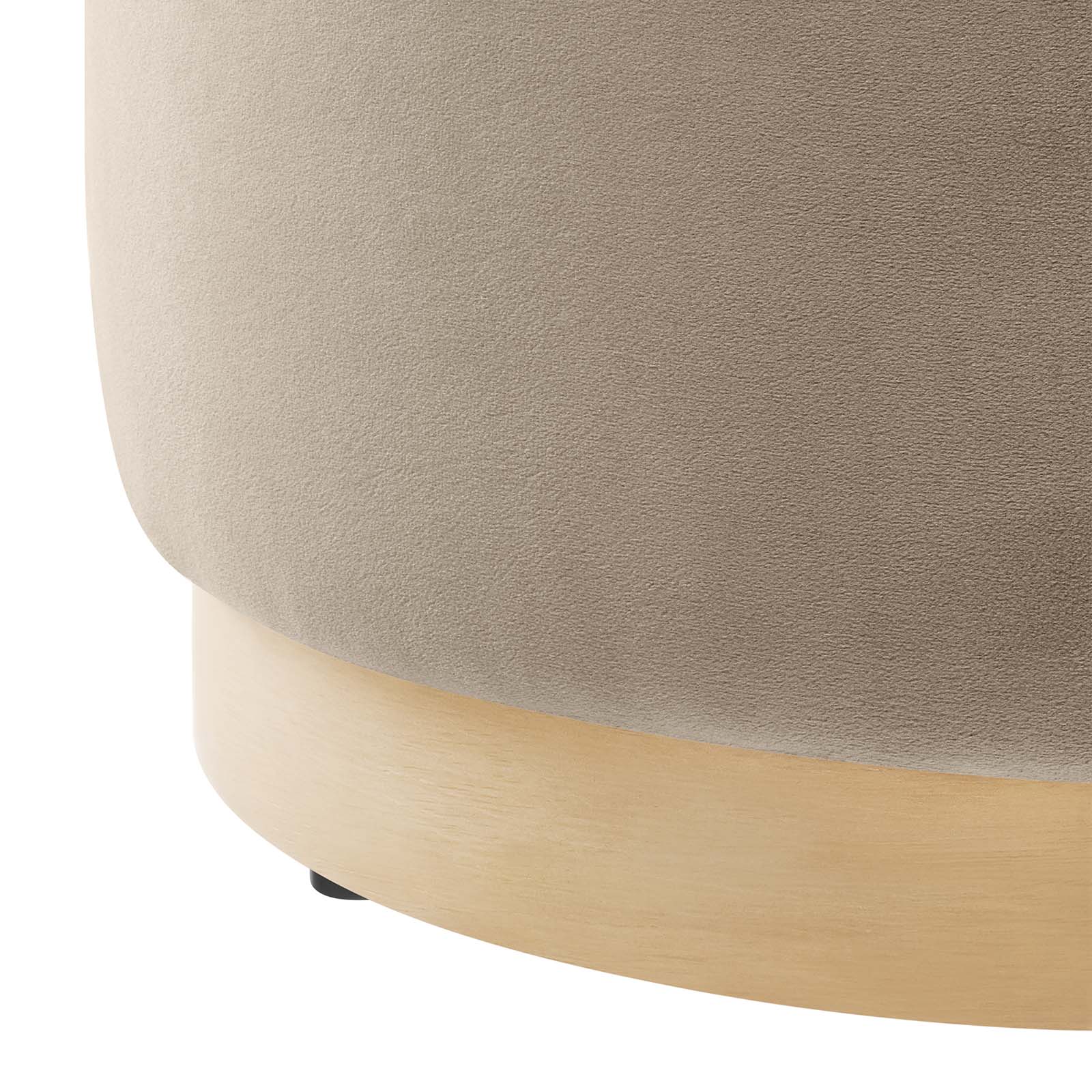 Tilden 16" Round Performance Velvet Upholstered Ottoman By Modway - EEI-6652 - Image 35
