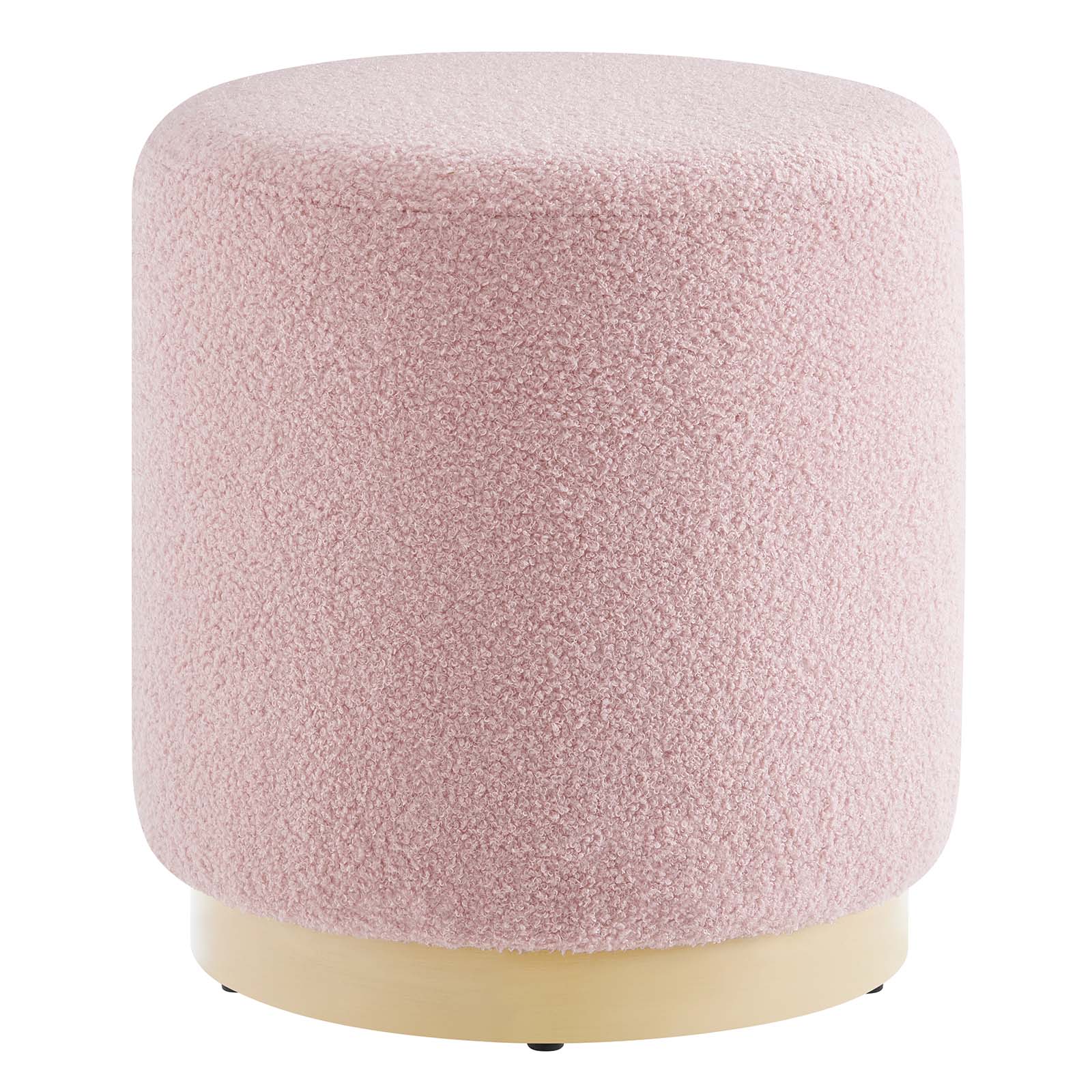 Tilden 16" Round Sherpa Upholstered Ottoman By Modway - EEI-6653 - Image 2
