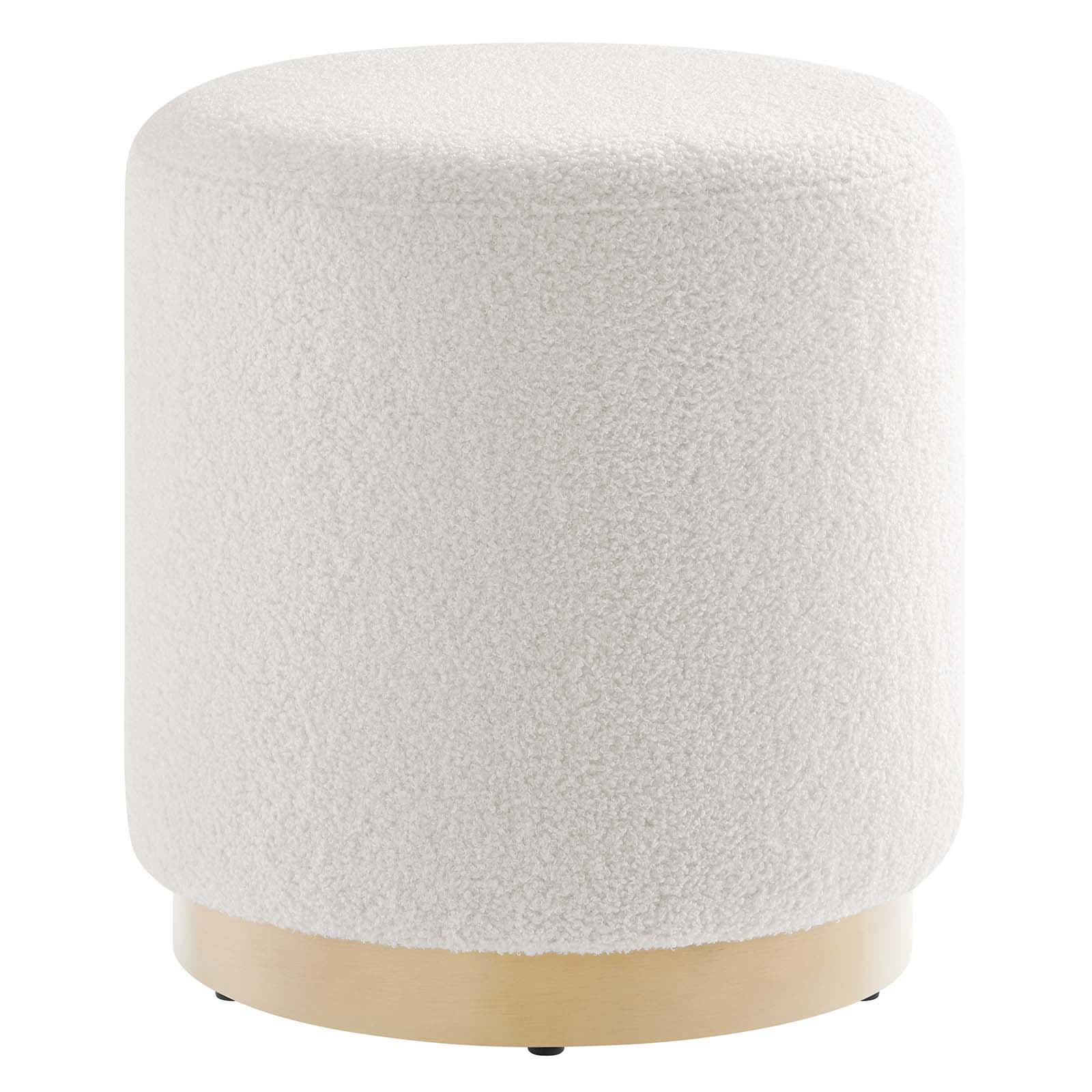 Tilden 16" Round Sherpa Upholstered Ottoman By Modway - EEI-6653 - Image 9