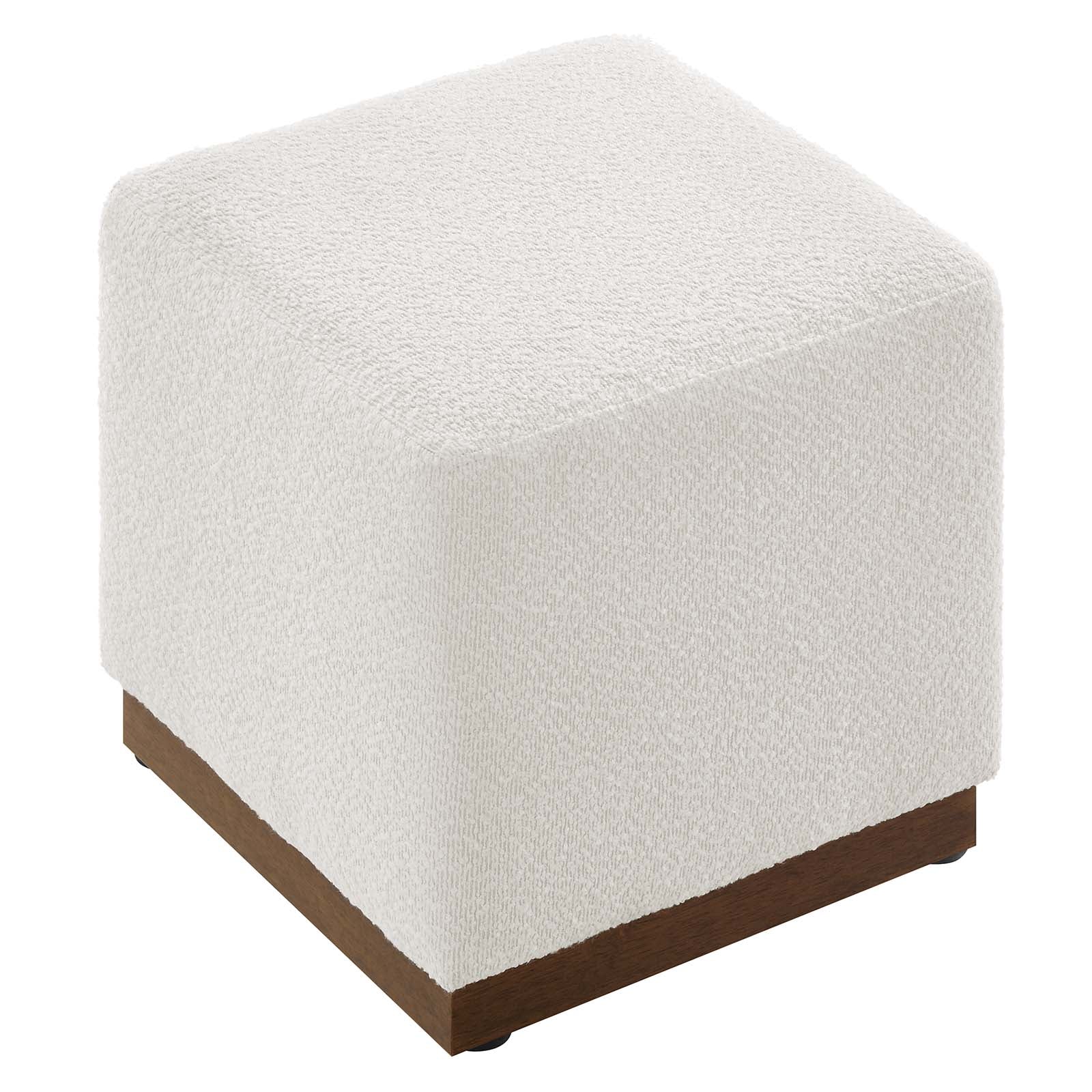 Tilden 17" Square Boucle Upholstered Ottoman By Modway - EEI-6641 - Image 4