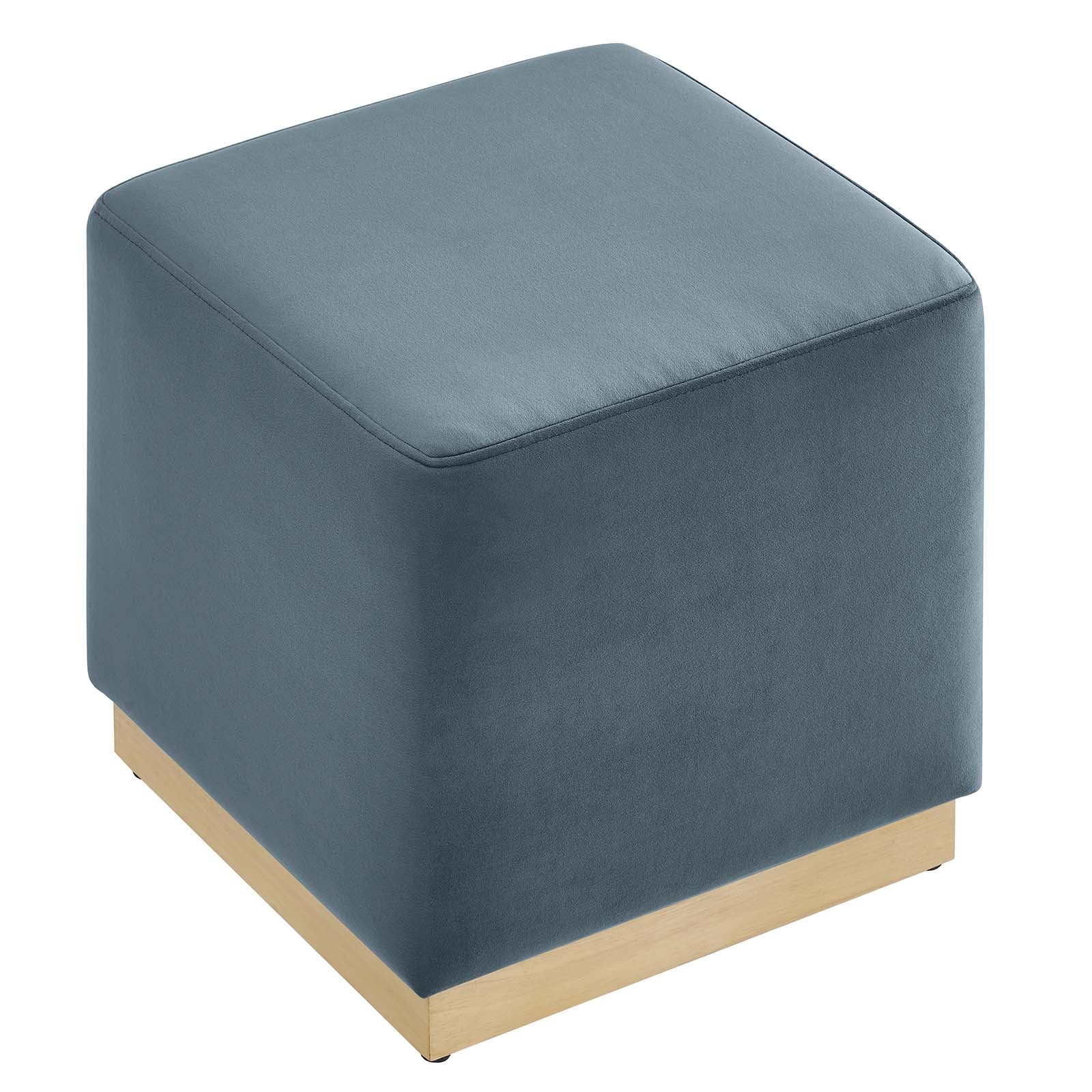 Tilden 17" Square Performance Velvet Upholstered Ottoman By Modway - EEI-6640 - Image 11