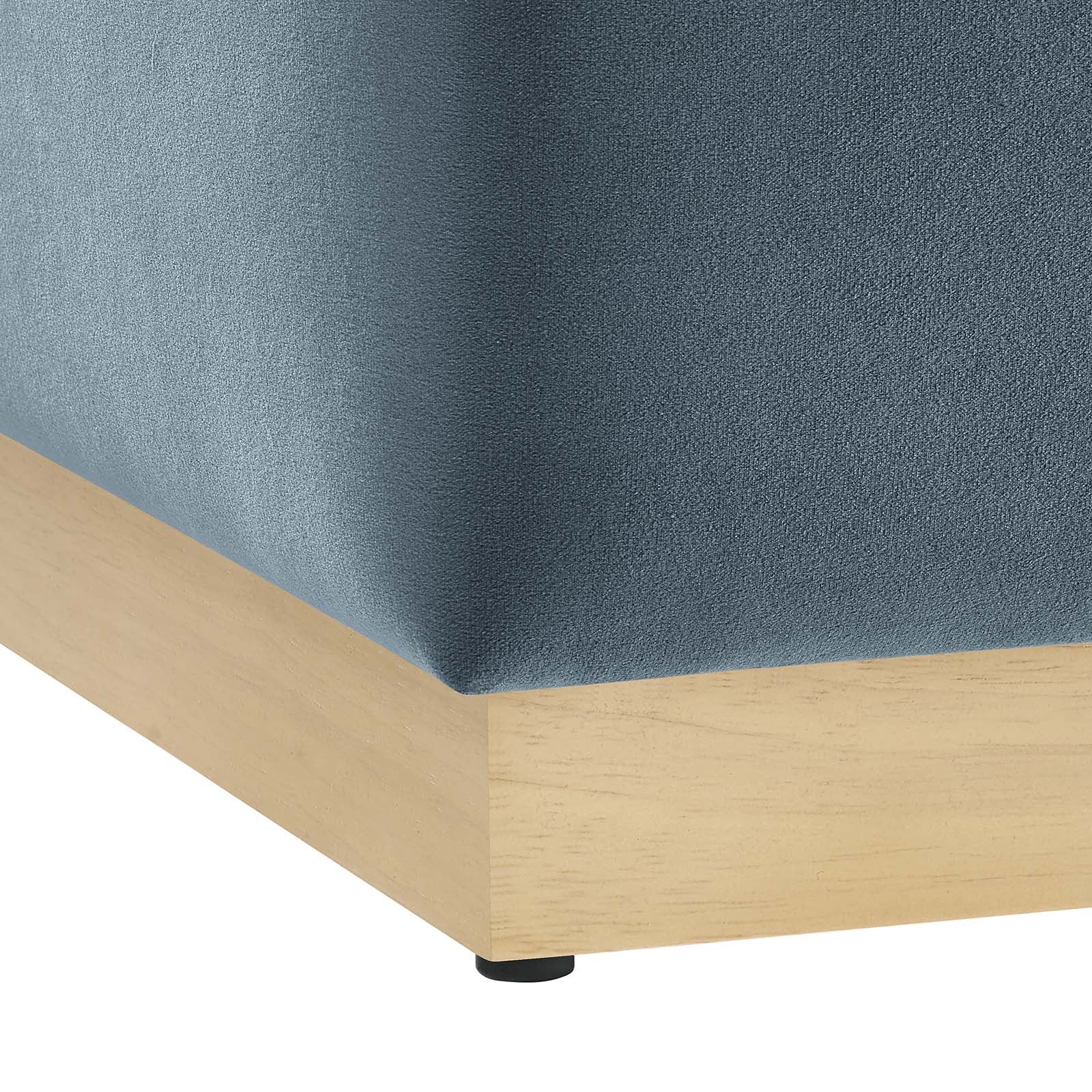 Tilden 17" Square Performance Velvet Upholstered Ottoman By Modway - EEI-6640 - Image 12