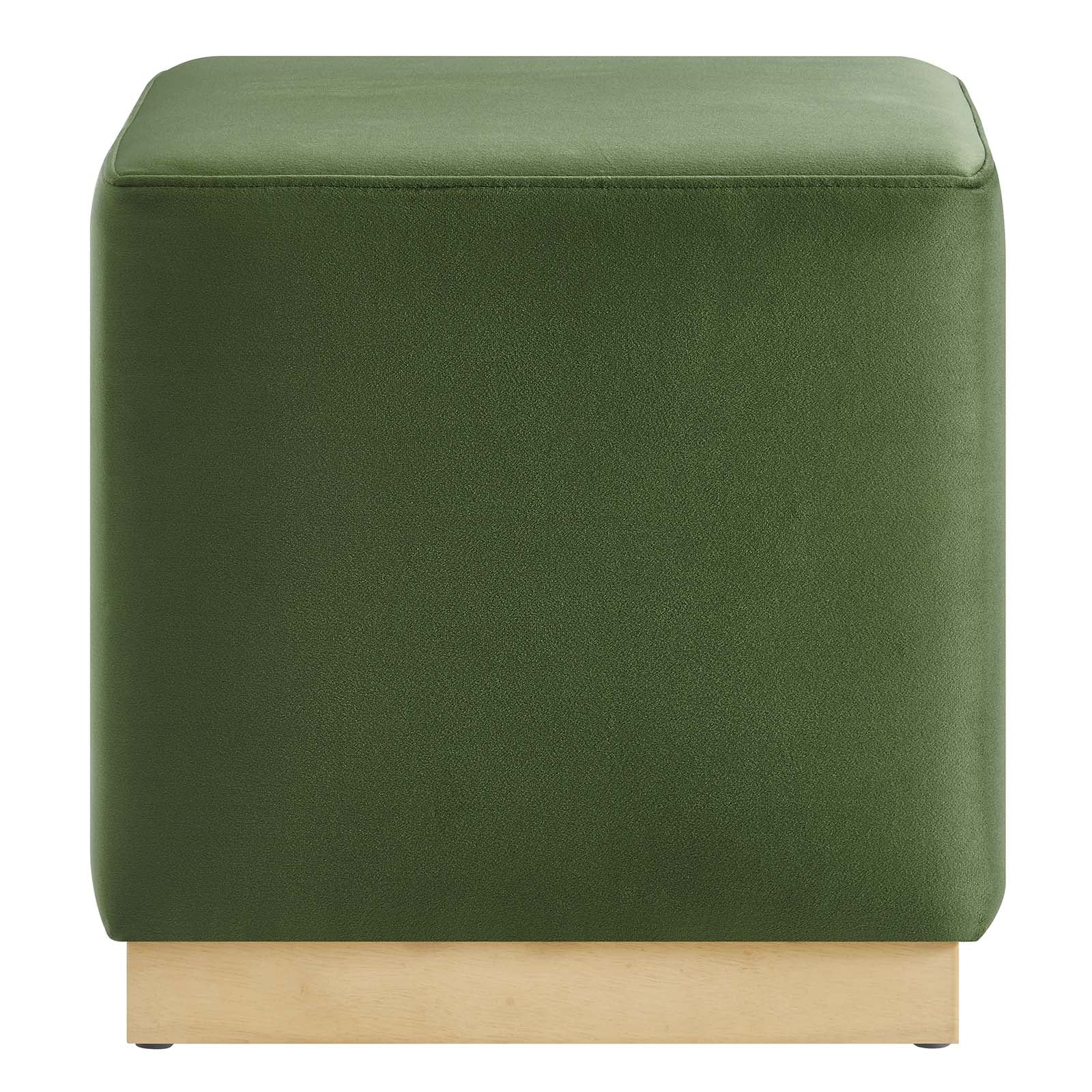 Tilden 17" Square Performance Velvet Upholstered Ottoman By Modway - EEI-6640 - Image 18