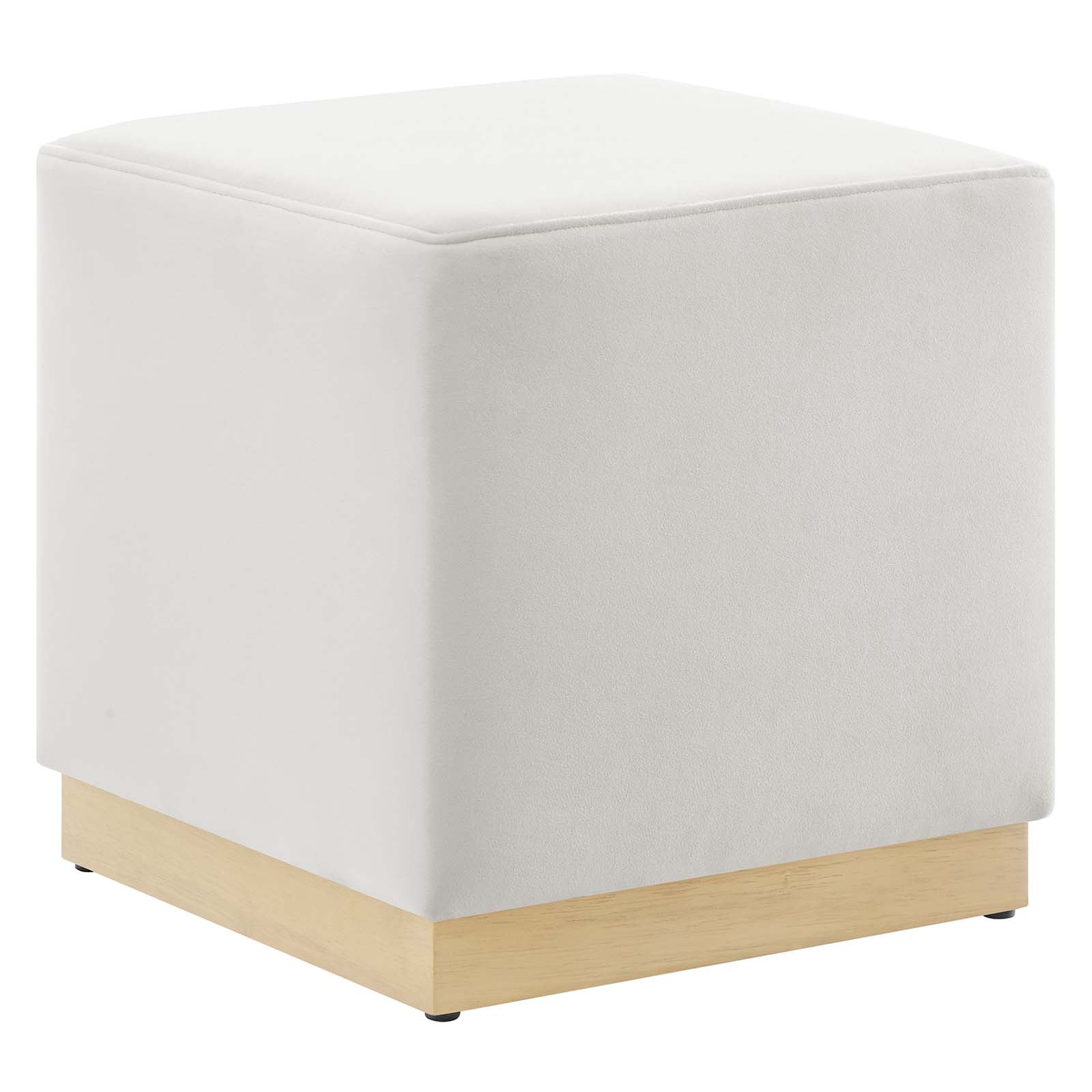 Tilden 17" Square Performance Velvet Upholstered Ottoman By Modway - EEI-6640 - Image 2
