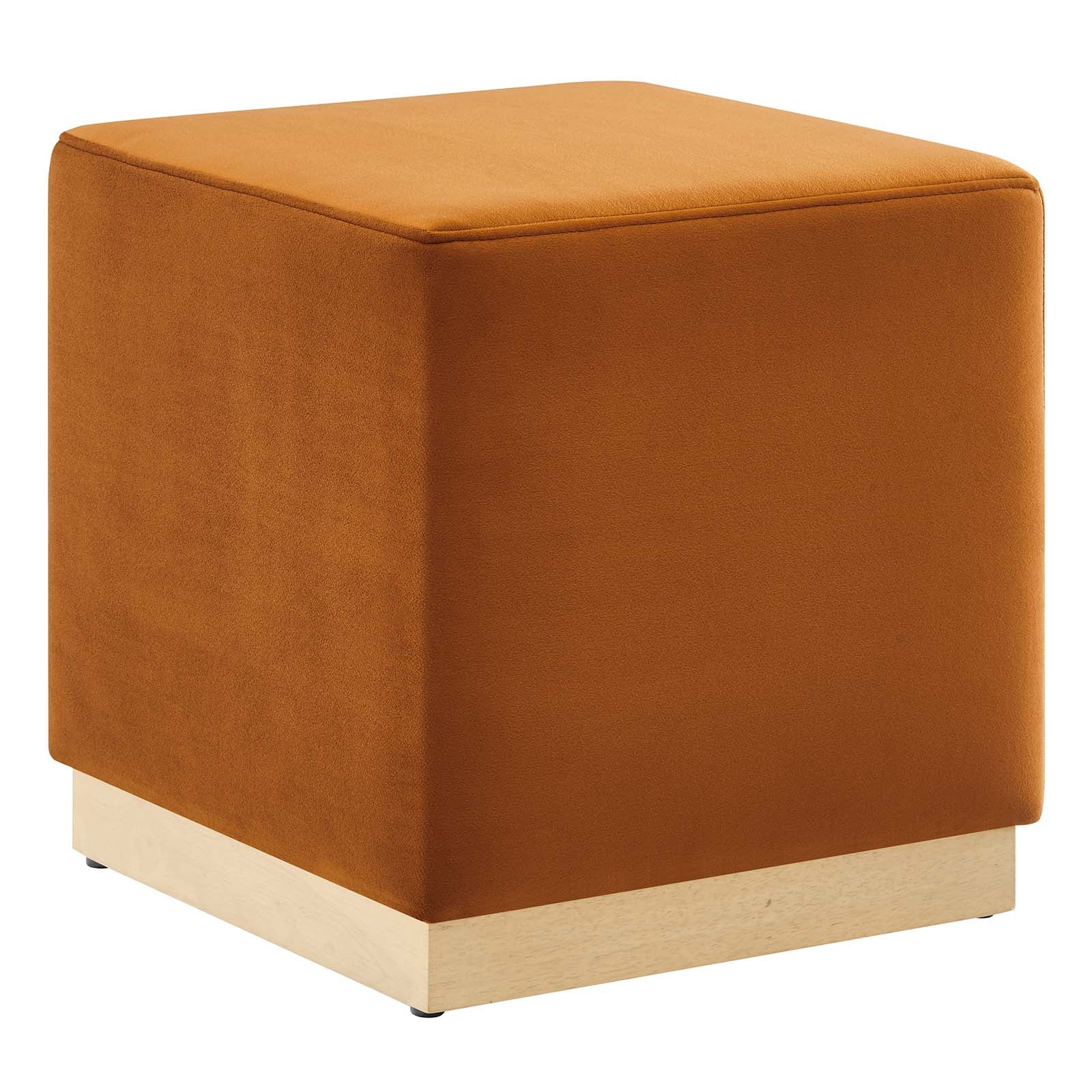 Tilden 17" Square Performance Velvet Upholstered Ottoman By Modway - EEI-6640 - Image 25