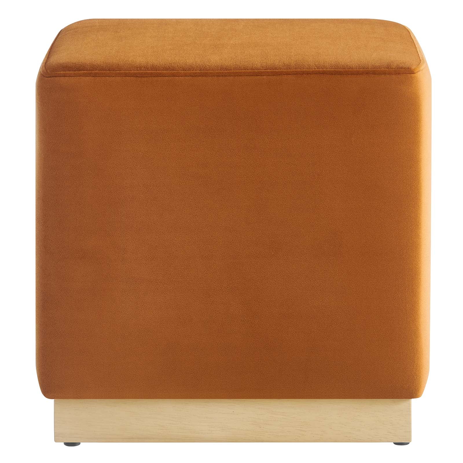 Tilden 17" Square Performance Velvet Upholstered Ottoman By Modway - EEI-6640 - Image 26