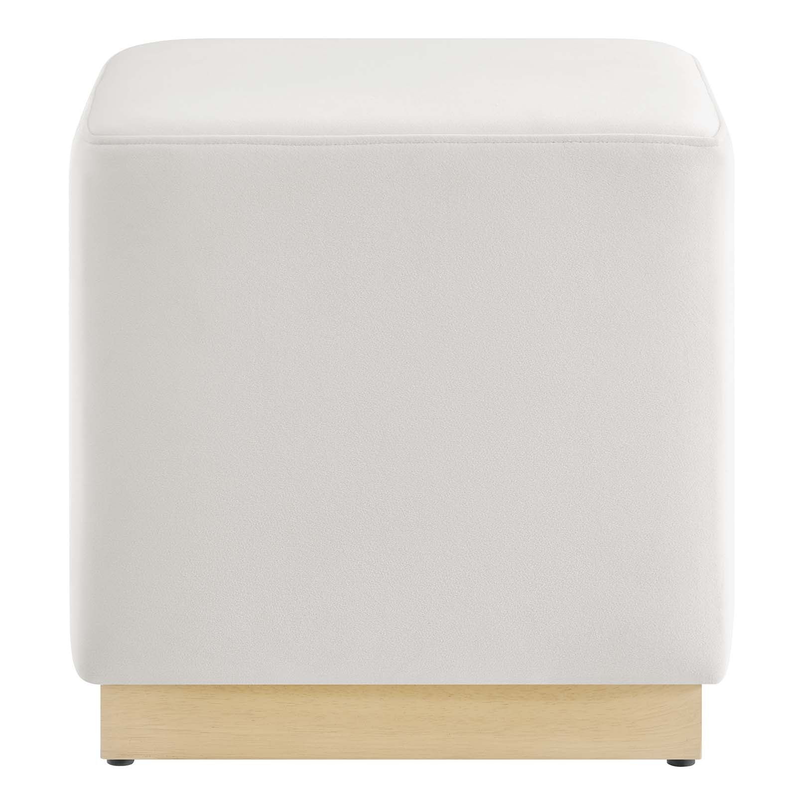 Tilden 17" Square Performance Velvet Upholstered Ottoman By Modway - EEI-6640 - Image 3