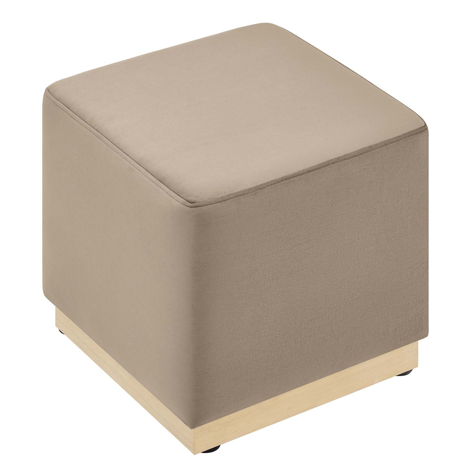 Tilden 17" Square Performance Velvet Upholstered Ottoman By Modway - EEI-6640 - Image 35