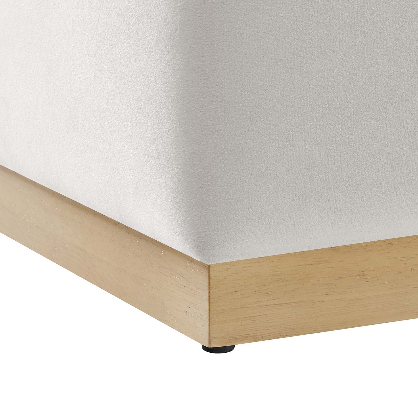 Tilden 17" Square Performance Velvet Upholstered Ottoman By Modway - EEI-6640 - Image 5