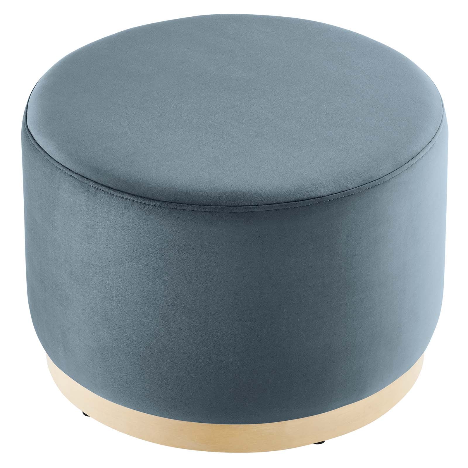Tilden Large 23" Round Performance Velvet Upholstered Ottoman By Modway - EEI-6646 - Image 10