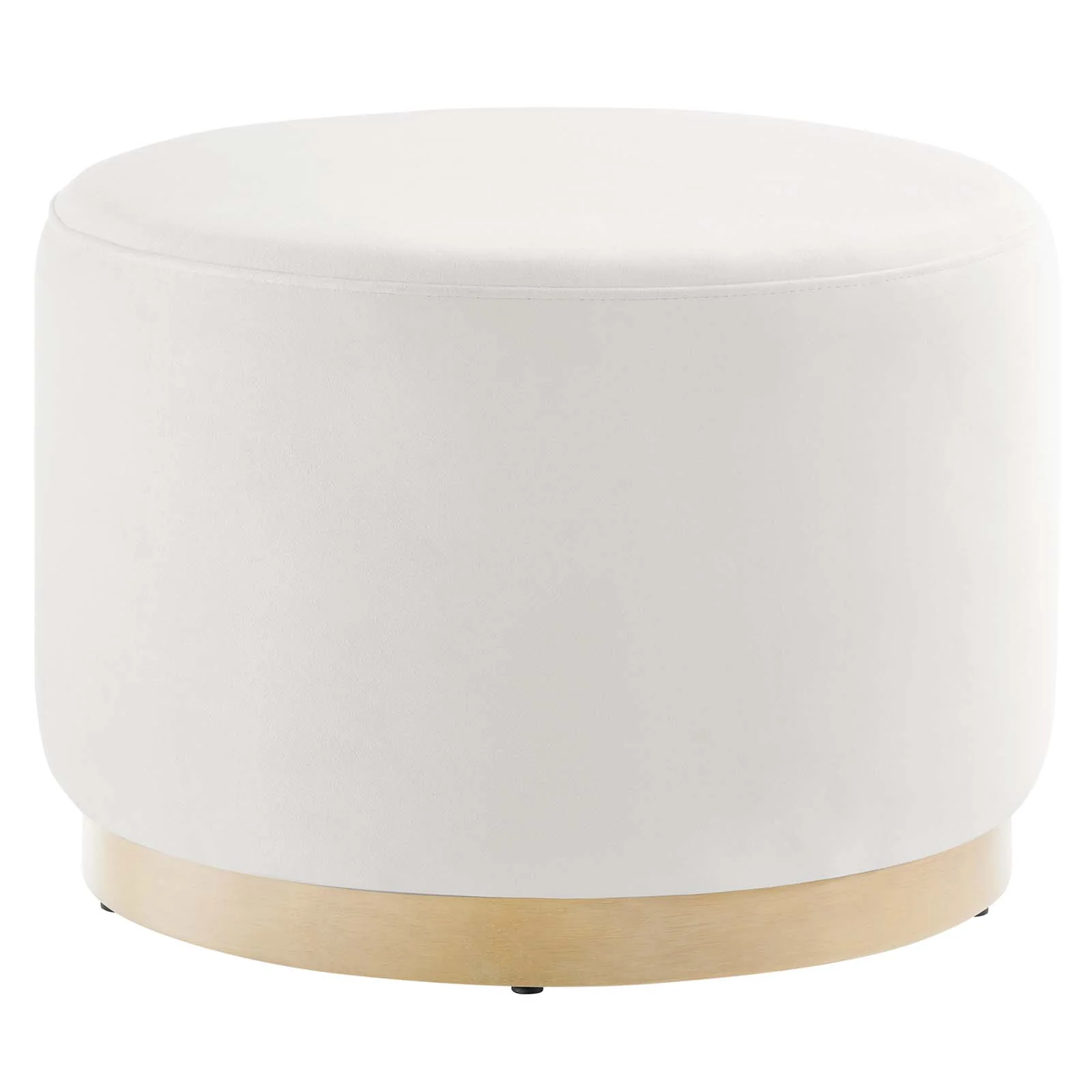 Tilden Large 23" Round Performance Velvet Upholstered Ottoman By Modway - EEI-6646 - Image 2