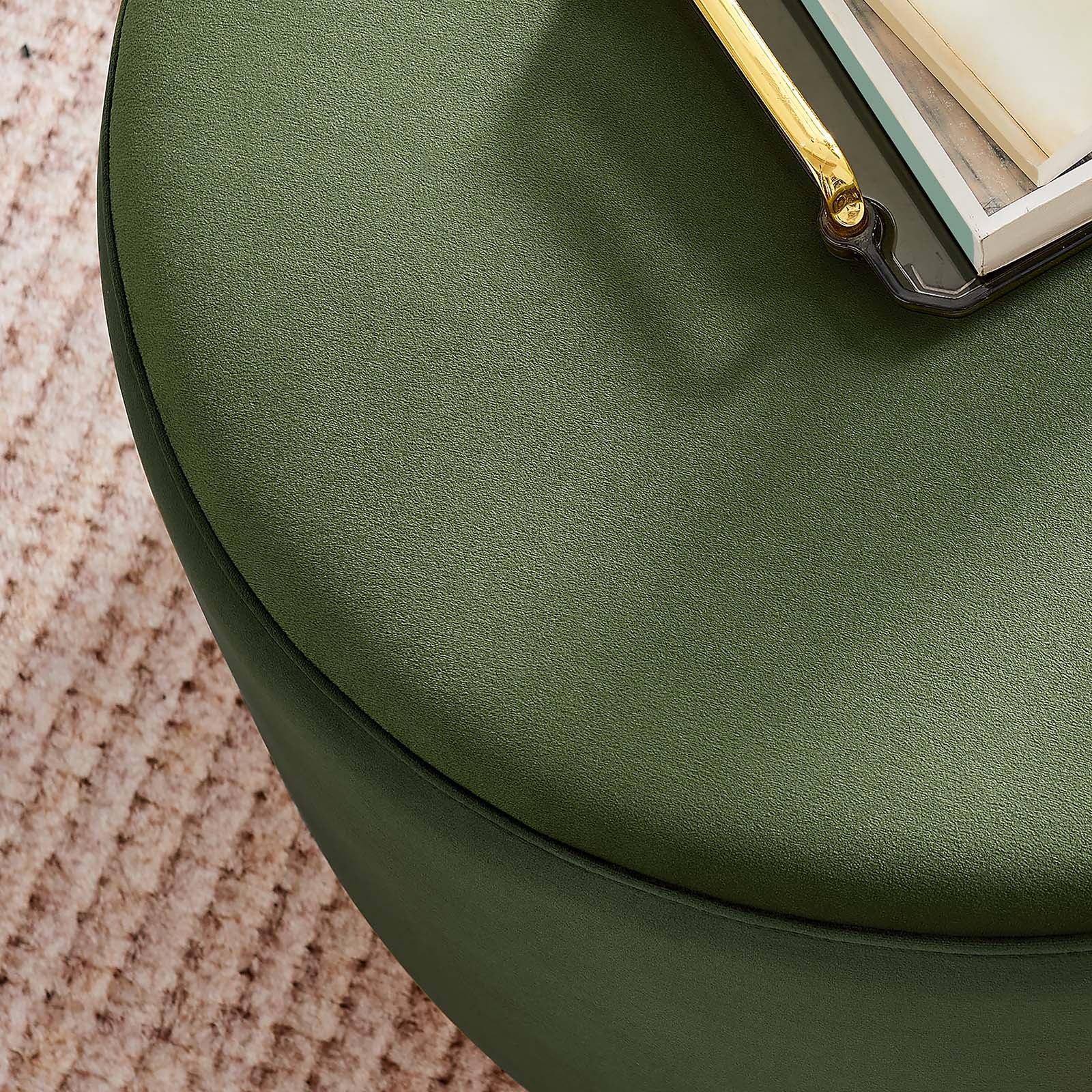 Tilden Large 23" Round Performance Velvet Upholstered Ottoman By Modway - EEI-6646 - Image 20