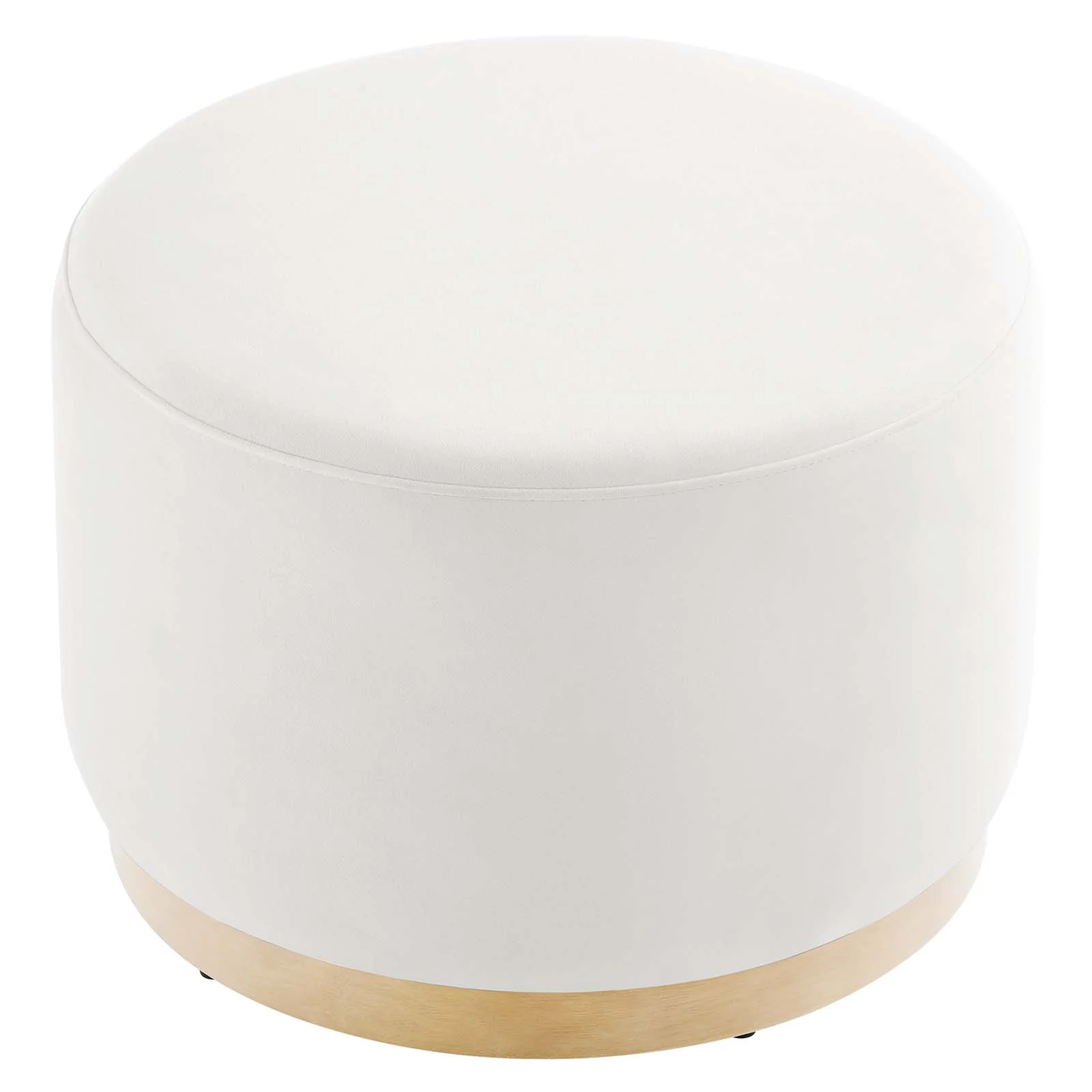 Tilden Large 23" Round Performance Velvet Upholstered Ottoman By Modway - EEI-6646 - Image 3