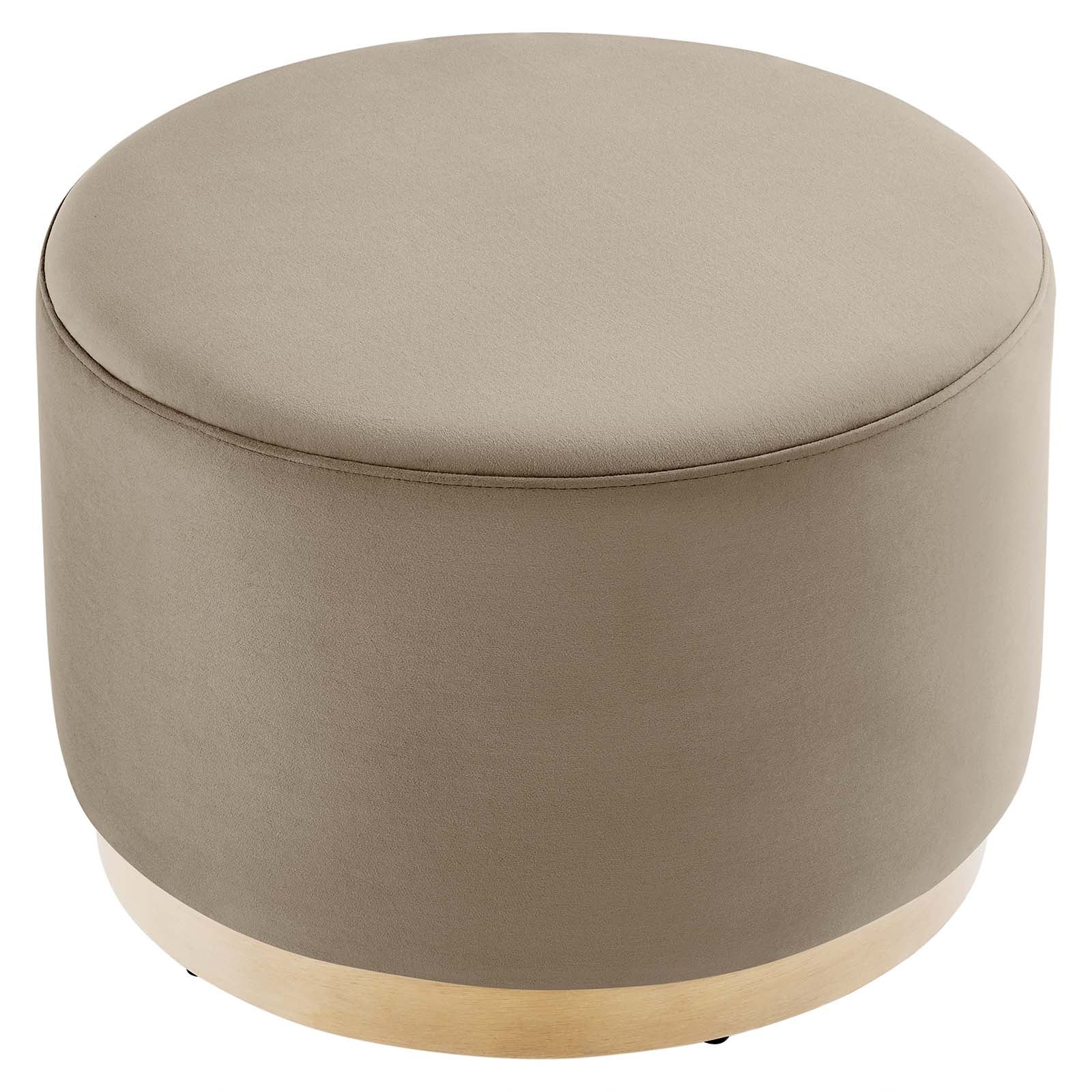 Tilden Large 23" Round Performance Velvet Upholstered Ottoman By Modway - EEI-6646 - Image 34