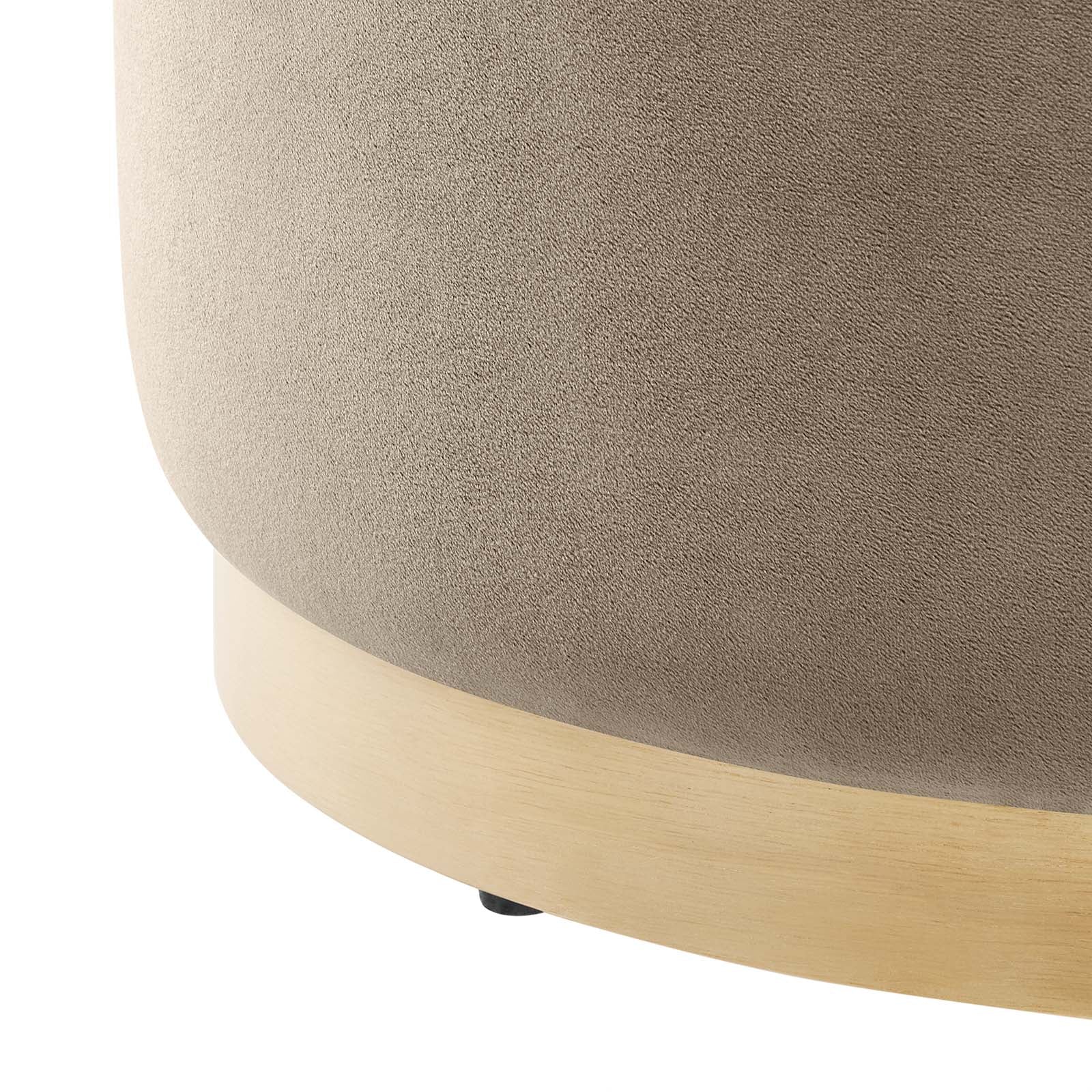 Tilden Large 23" Round Performance Velvet Upholstered Ottoman By Modway - EEI-6646 - Image 35