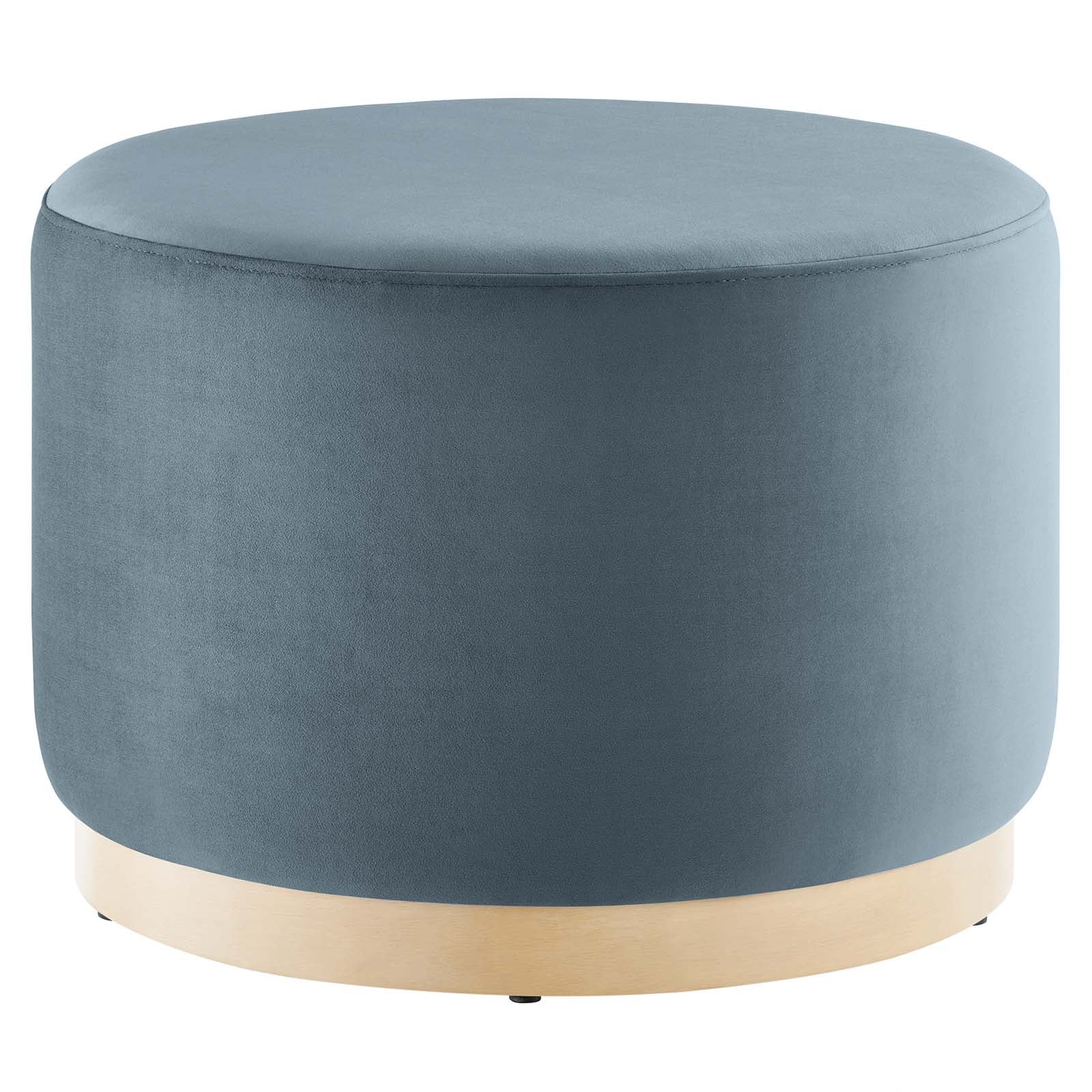 Tilden Large 23" Round Performance Velvet Upholstered Ottoman By Modway - EEI-6646 - Image 9