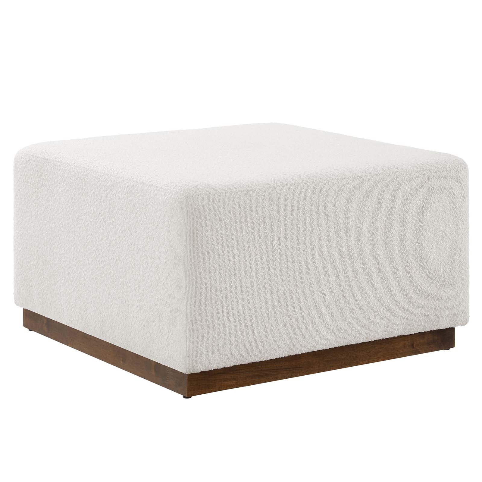 Tilden Large 28" Square Boucle Upholstered Ottoman By Modway - EEI-6644 - Image 2