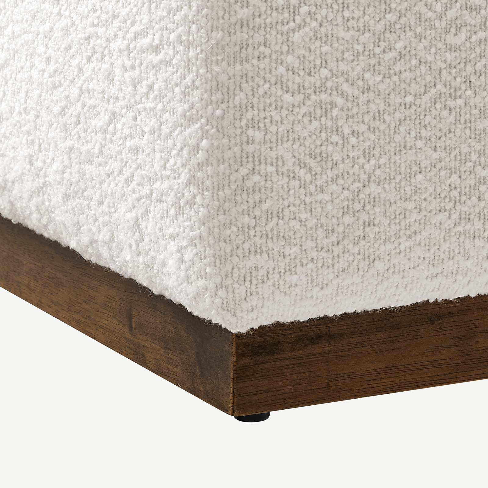Tilden Large 28" Square Boucle Upholstered Ottoman By Modway - EEI-6644 - Image 5