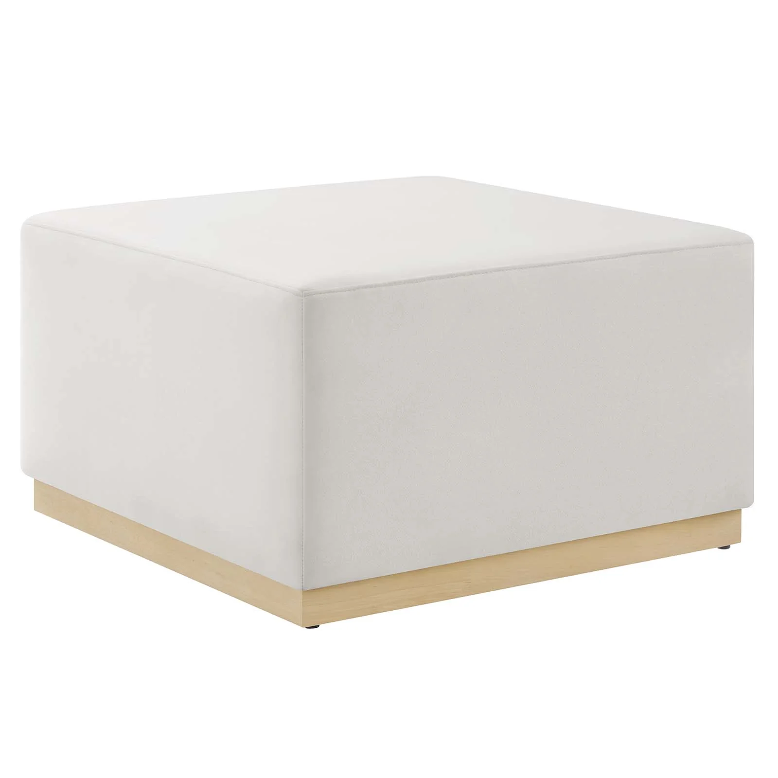 Tilden Large 28" Square Performance Velvet Upholstered Ottoman By Modway - EEI-6643 - Image 2