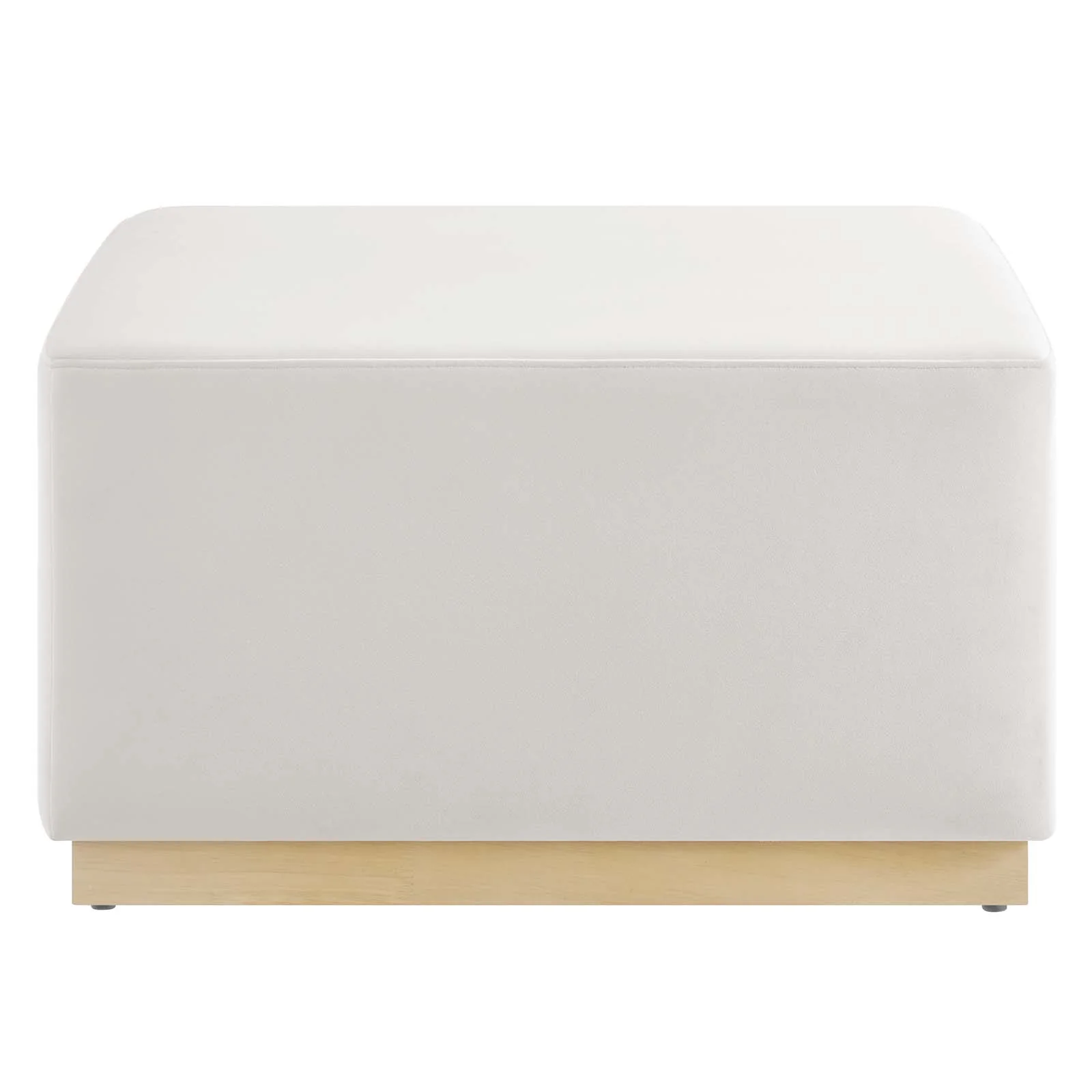 Tilden Large 28" Square Performance Velvet Upholstered Ottoman By Modway - EEI-6643 - Image 3