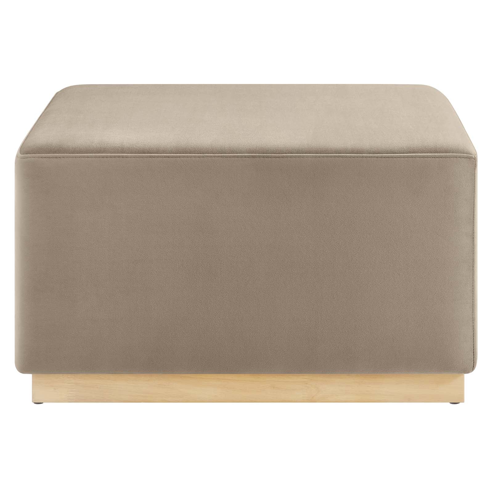 Tilden Large 28" Square Performance Velvet Upholstered Ottoman By Modway - EEI-6643 - Image 34