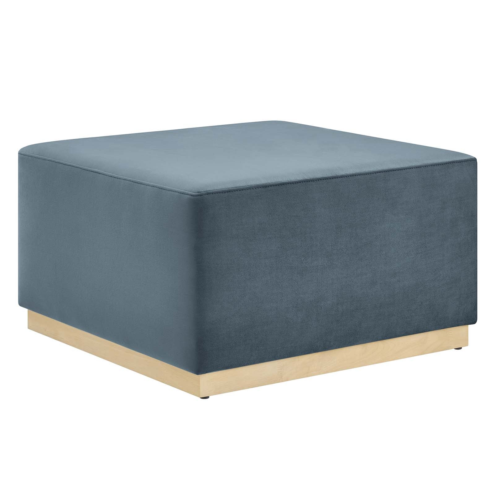 Tilden Large 28" Square Performance Velvet Upholstered Ottoman By Modway - EEI-6643 - Image 9