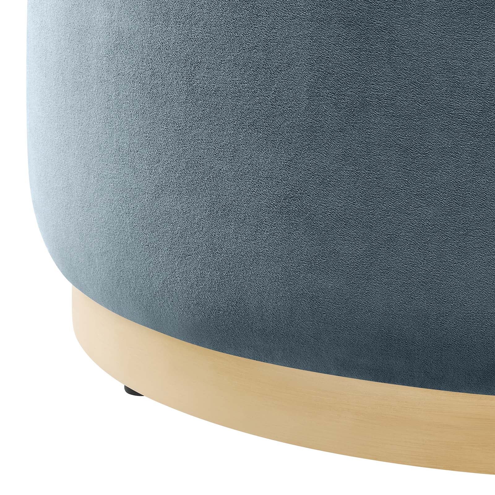 Tilden Large 29" Round Performance Velvet Upholstered Ottoman By Modway - EEI-6648 - Image 10