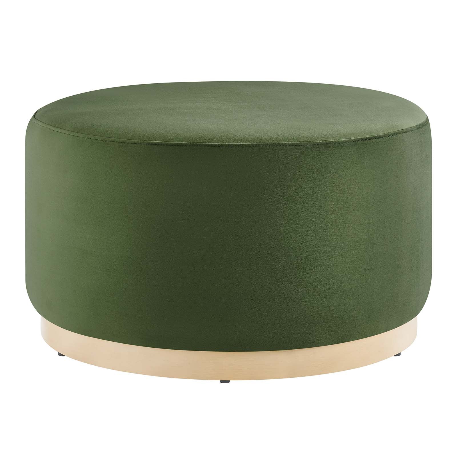Tilden Large 29" Round Performance Velvet Upholstered Ottoman By Modway - EEI-6648 - Image 15
