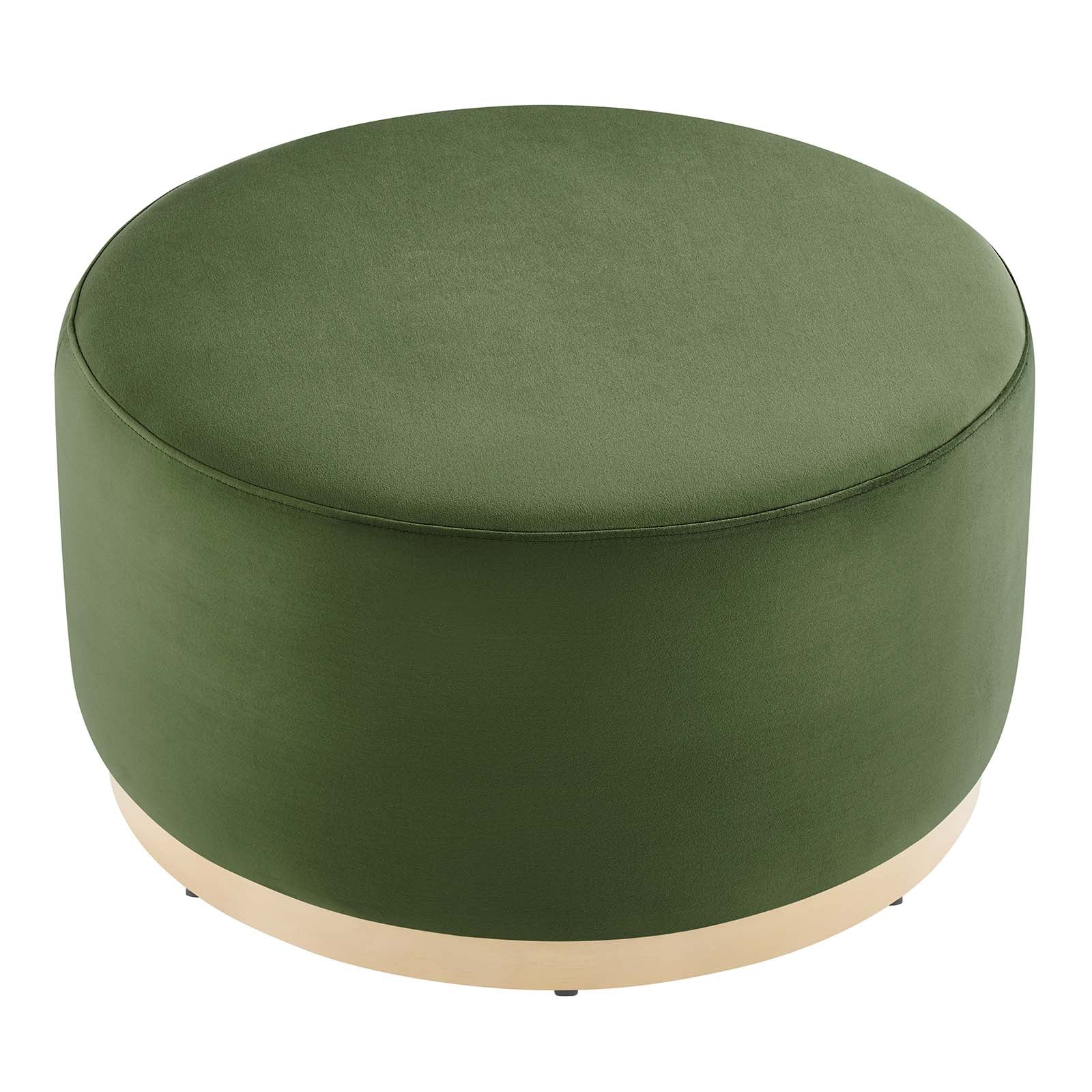Tilden Large 29" Round Performance Velvet Upholstered Ottoman By Modway - EEI-6648 - Image 16