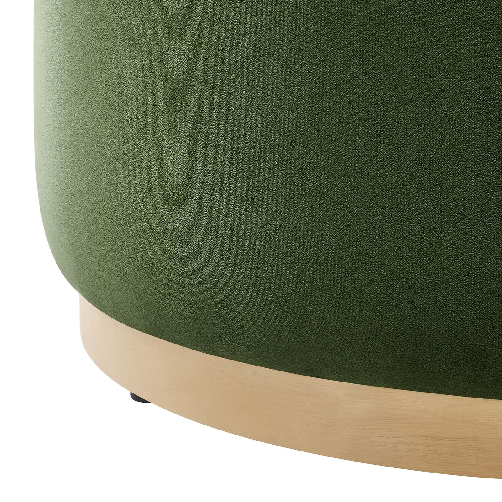 Tilden Large 29" Round Performance Velvet Upholstered Ottoman By Modway - EEI-6648 - Image 17