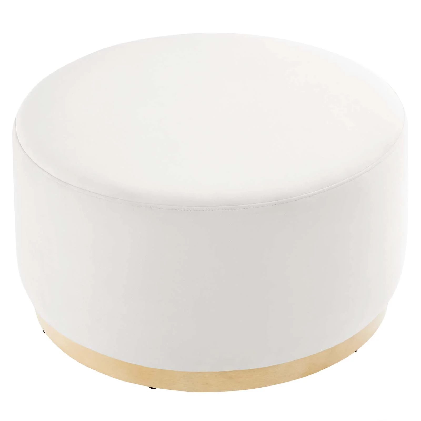 Tilden Large 29" Round Performance Velvet Upholstered Ottoman By Modway - EEI-6648 - Image 3