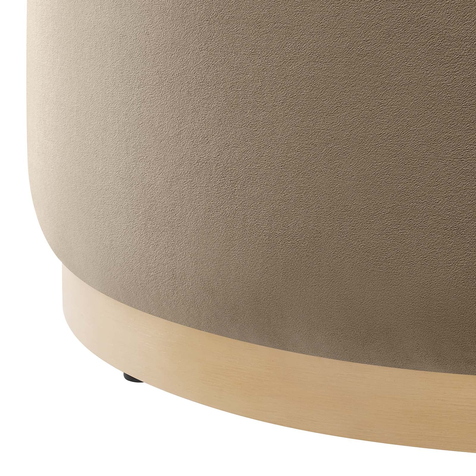 Tilden Large 29" Round Performance Velvet Upholstered Ottoman By Modway - EEI-6648 - Image 31
