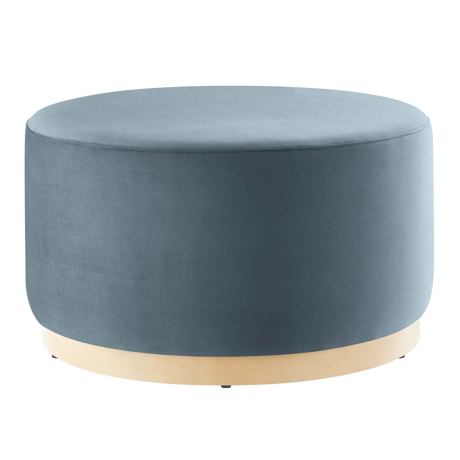 Tilden Large 29" Round Performance Velvet Upholstered Ottoman By Modway - EEI-6648 - Image 8