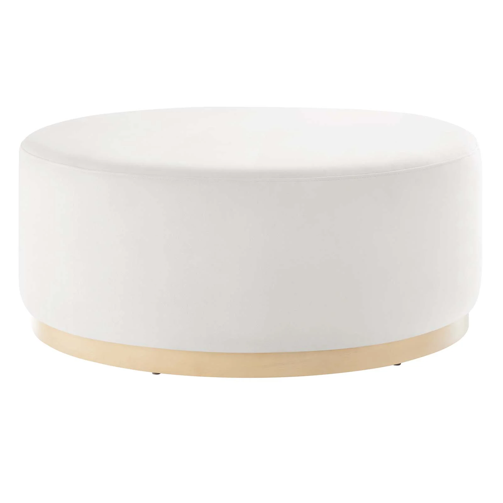 Tilden Large 38" Round Performance Velvet Upholstered Ottoman By Modway - EEI-6650 - Image 2