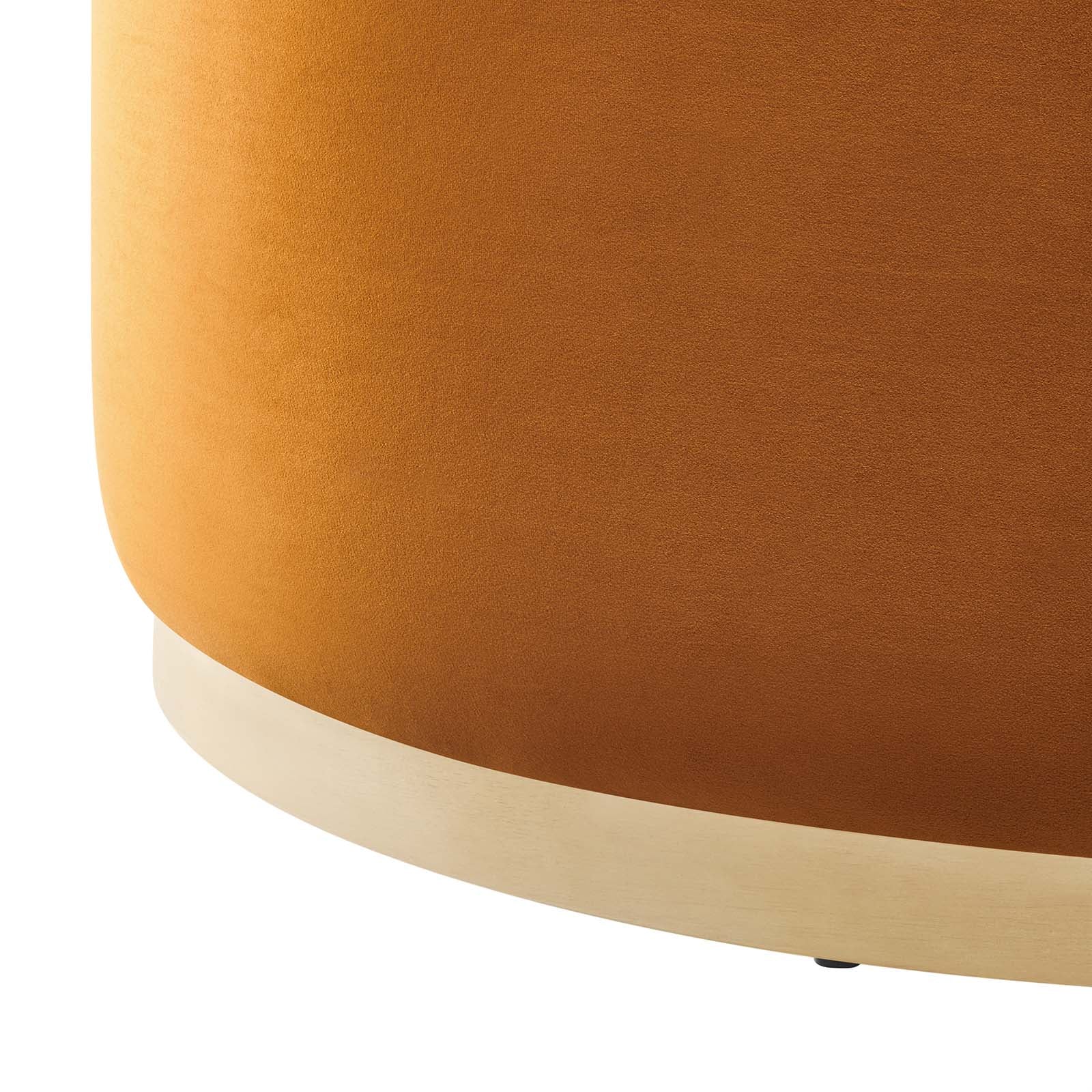Tilden Large 38" Round Performance Velvet Upholstered Ottoman By Modway - EEI-6650 - Image 24