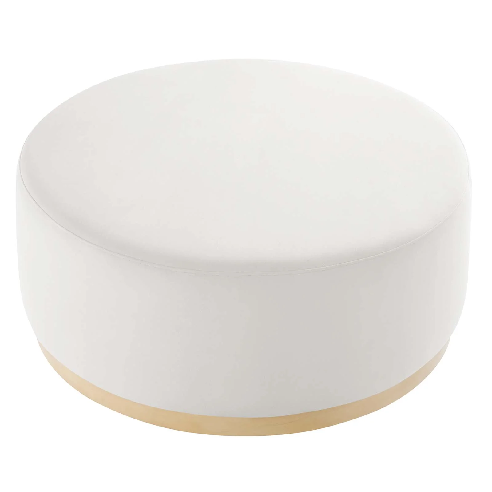 Tilden Large 38" Round Performance Velvet Upholstered Ottoman By Modway - EEI-6650 - Image 3