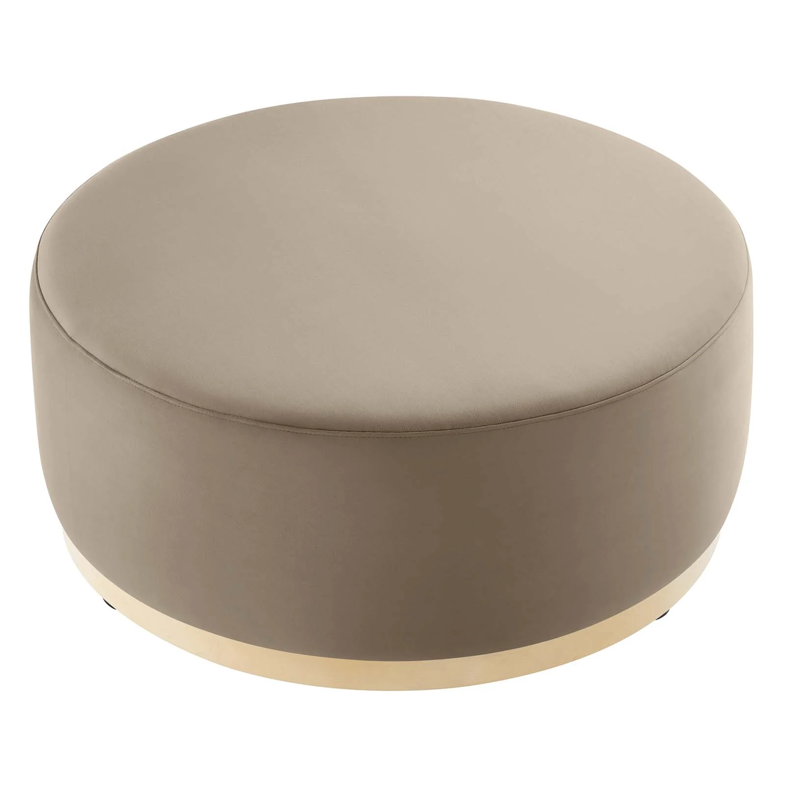Tilden Large 38" Round Performance Velvet Upholstered Ottoman By Modway - EEI-6650 - Image 30