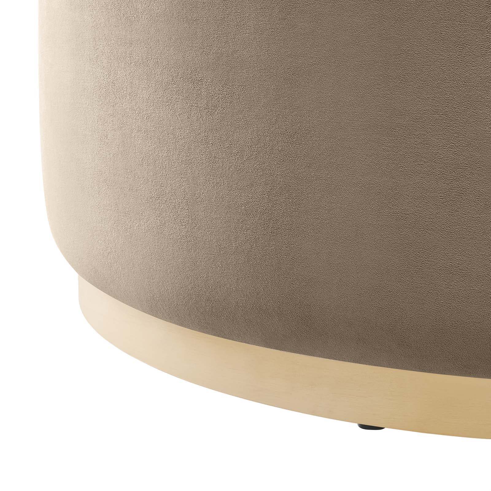 Tilden Large 38" Round Performance Velvet Upholstered Ottoman By Modway - EEI-6650 - Image 31